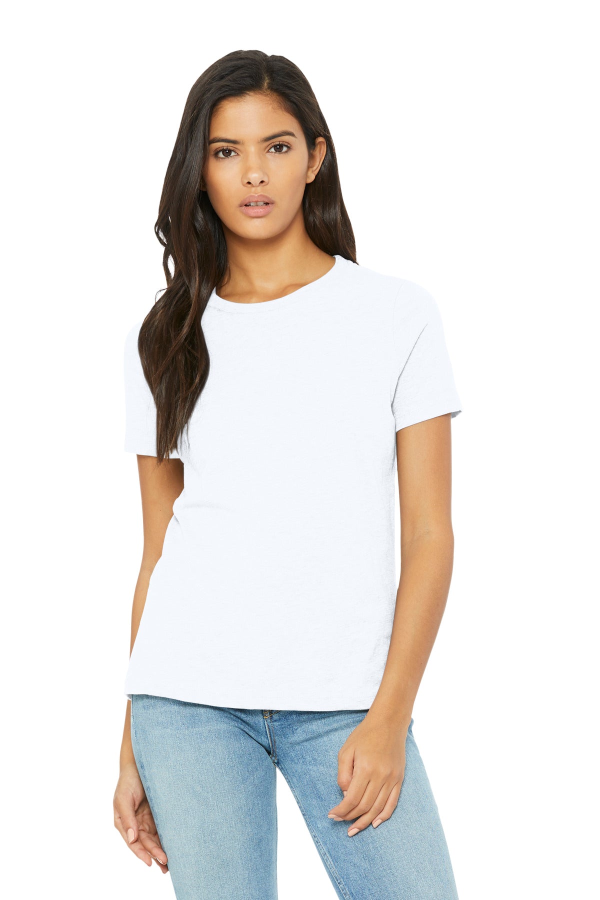 Custom Embroidery or DTF Print - BELLA+CANVAS ® Women's Relaxed CVC Tee BC6400CVC