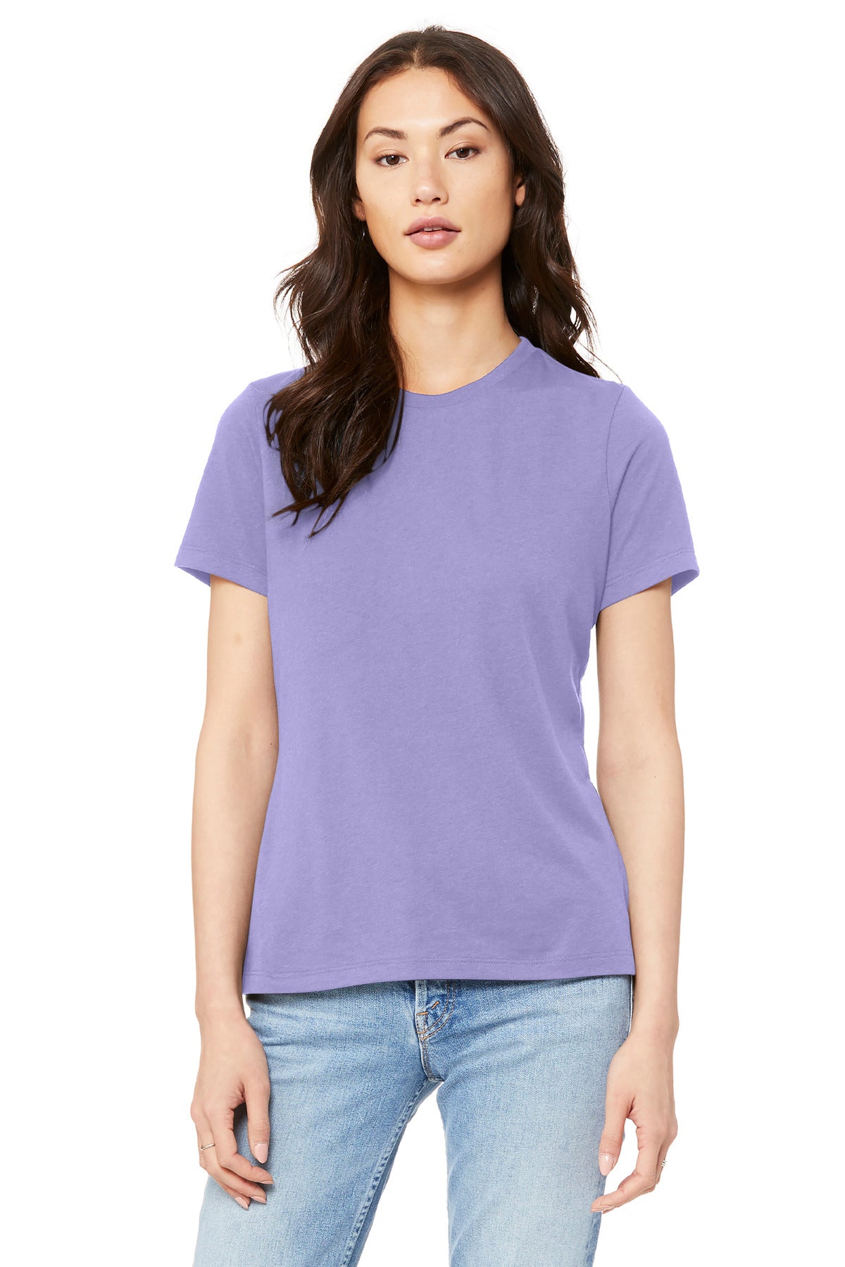 Custom Embroidery or DTF Print - BELLA+CANVAS ® Women's Relaxed Jersey Short Sleeve Tee. BC6400