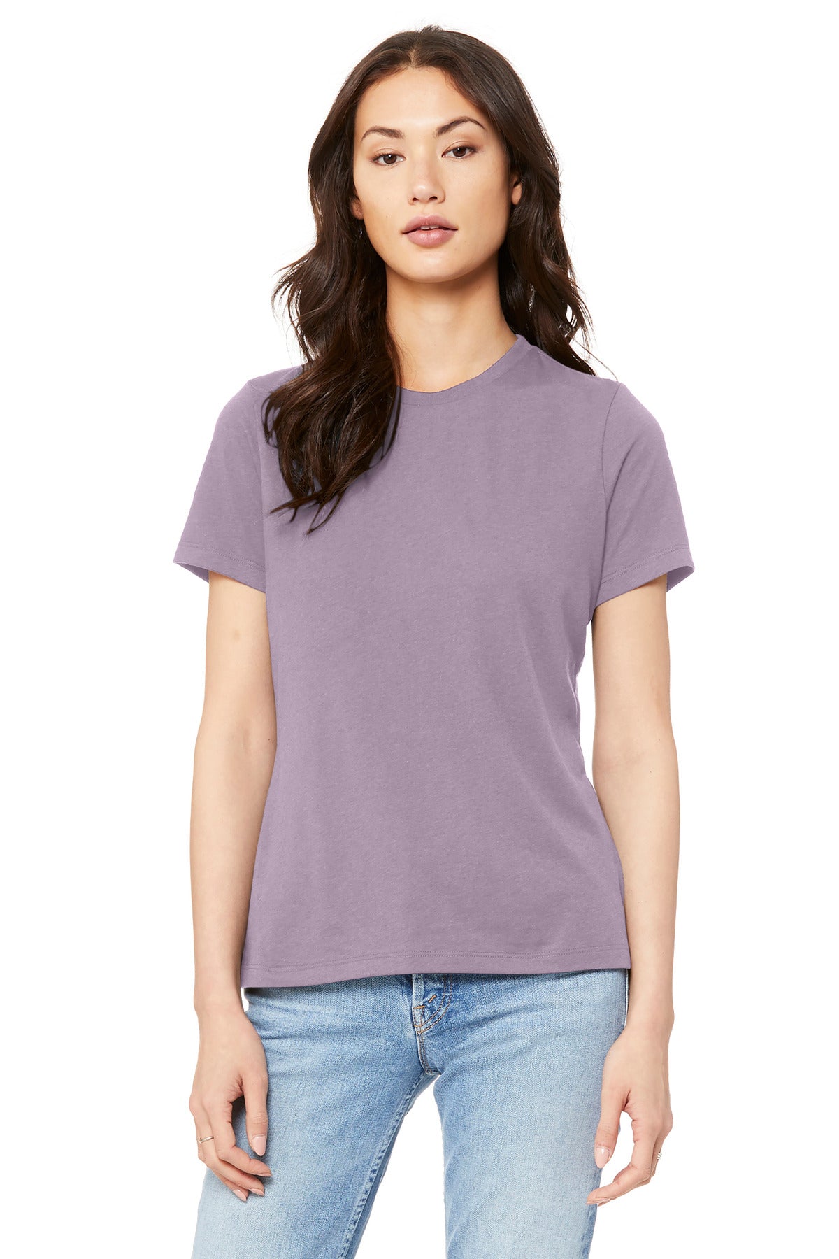 Custom Embroidery or DTF Print - BELLA+CANVAS ® Women's Relaxed Jersey Short Sleeve Tee. BC6400