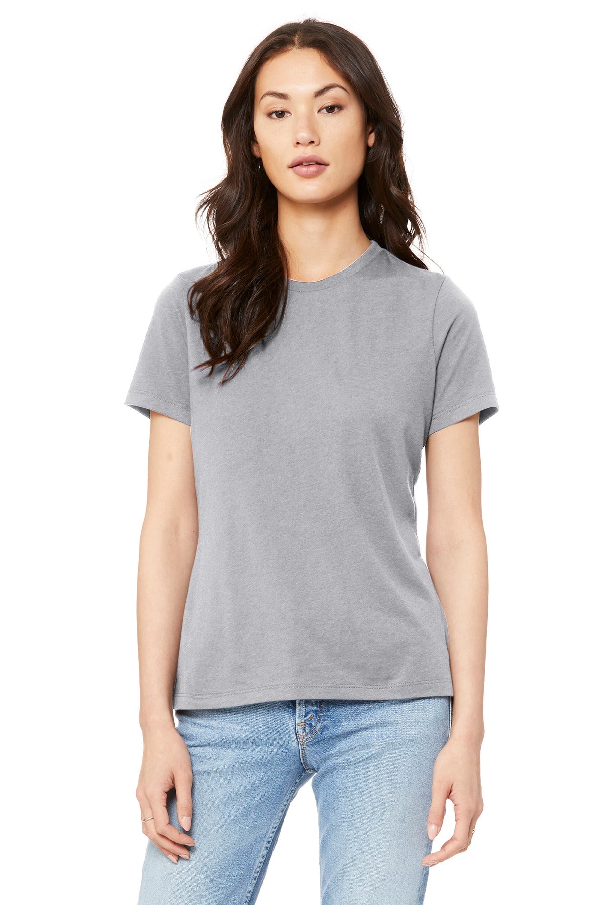 Custom Embroidery or DTF Print - BELLA+CANVAS ® Women's Relaxed Jersey Short Sleeve Tee. BC6400