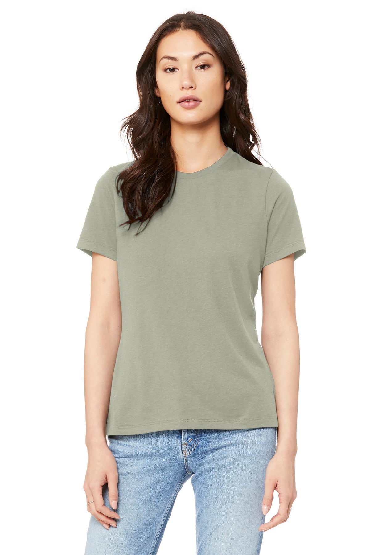 Custom Embroidery or DTF Print - BELLA+CANVAS ® Women's Relaxed Jersey Short Sleeve Tee. BC6400