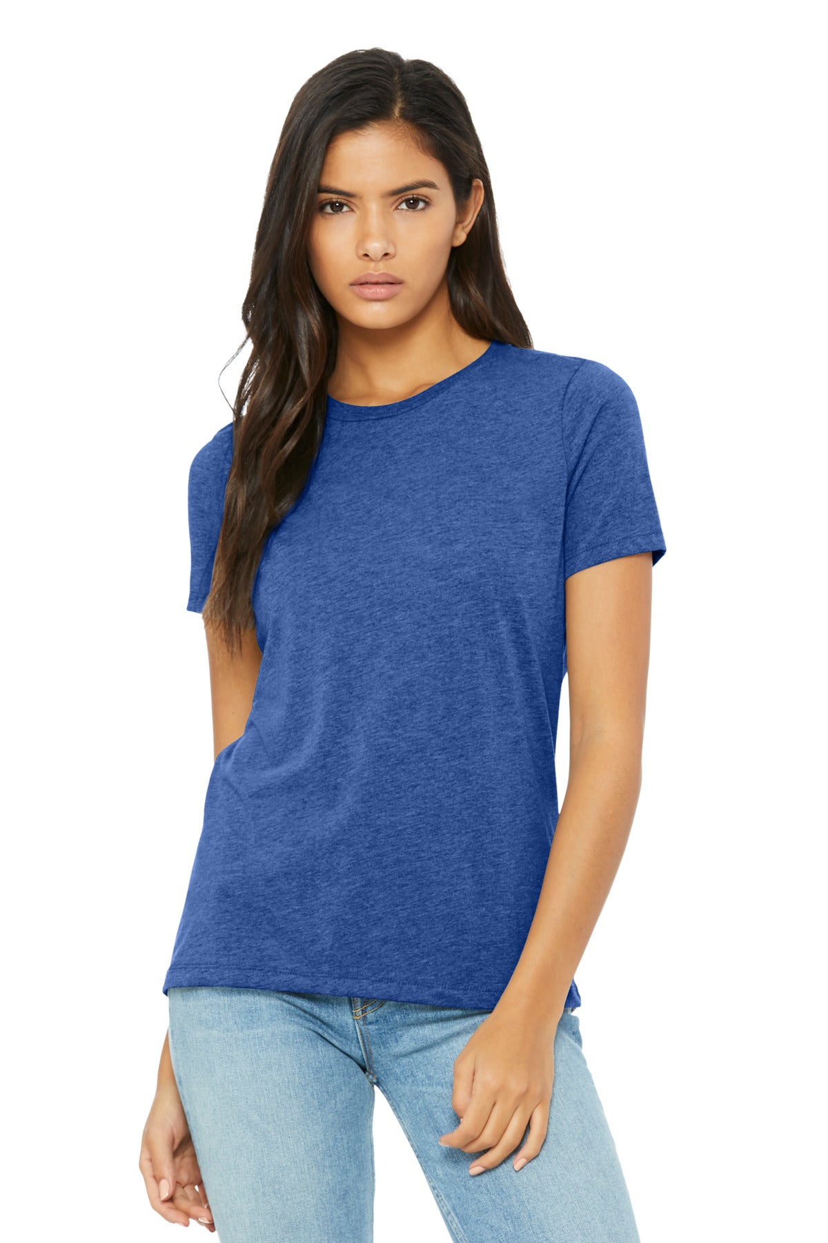 Custom Embroidery or DTF Print - BELLA+CANVAS ® Women's Relaxed Triblend Tee BC6413
