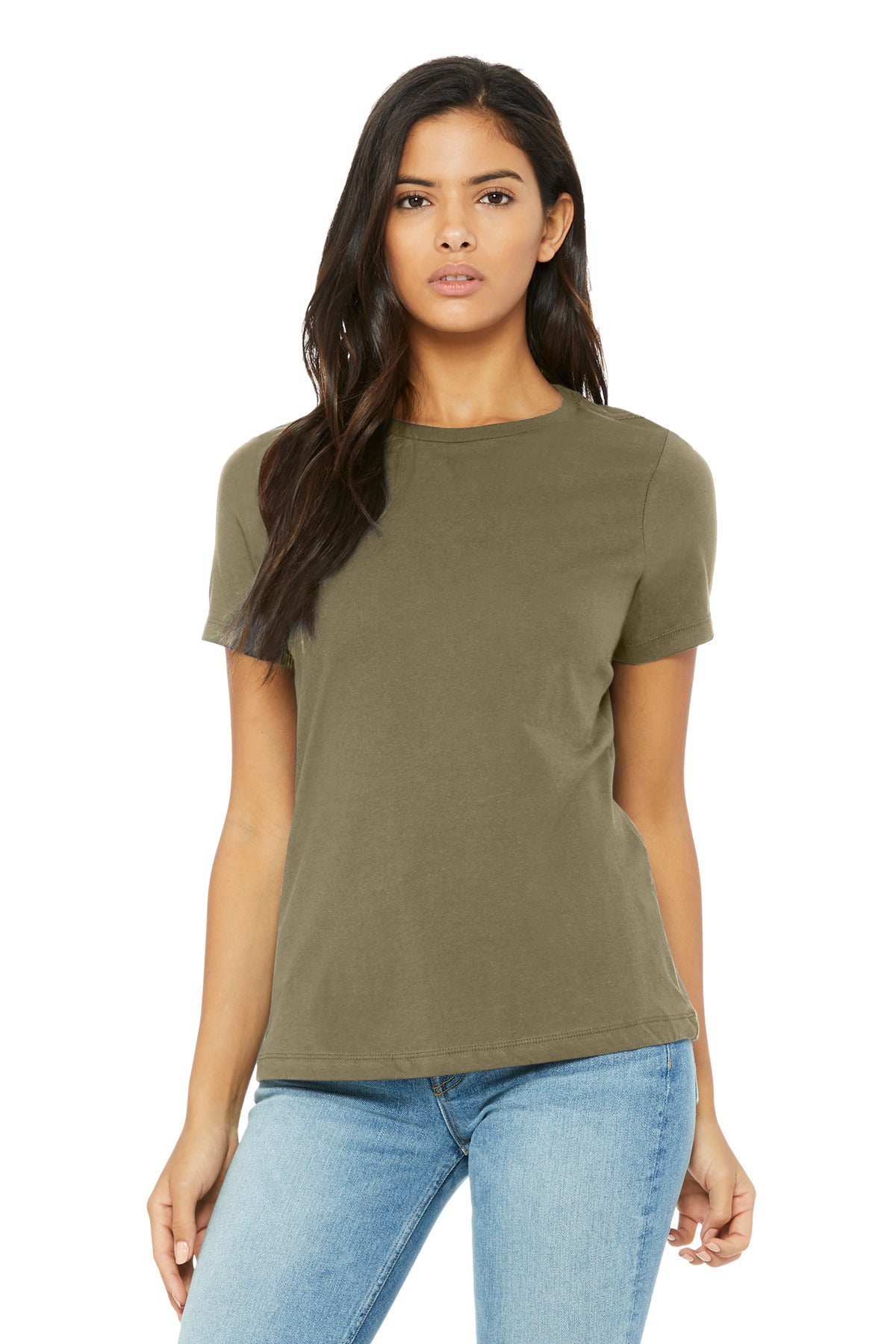 Custom Embroidery or DTF Print - BELLA+CANVAS ® Women's Relaxed Triblend Tee BC6413