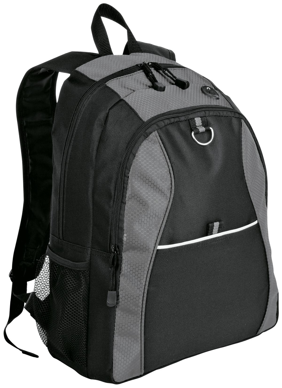 Custom Embroidery or DTF Print - Port Authority ® Contrast Honeycomb Backpack. BG1020