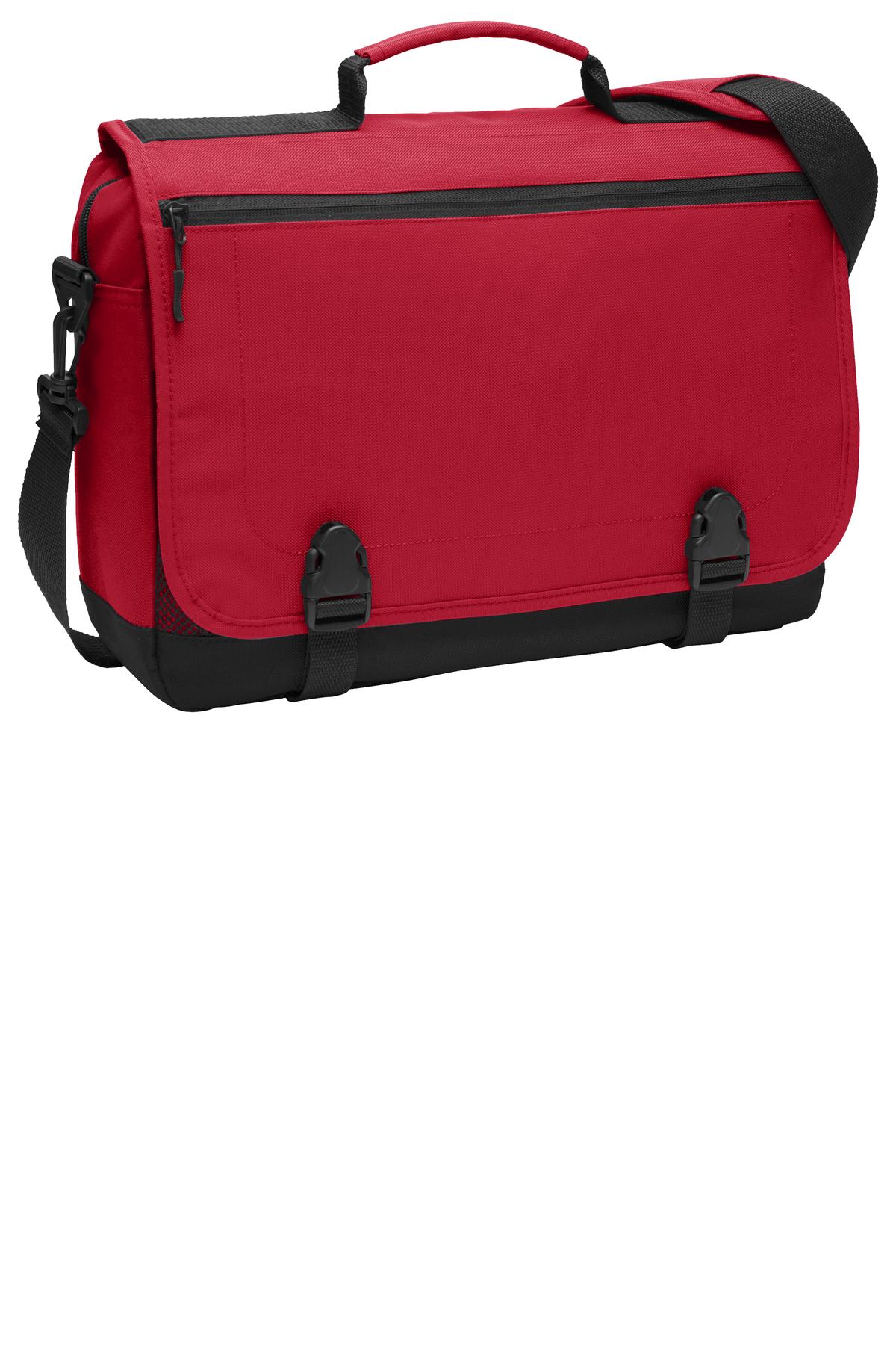 Custom Embroidery or DTF Print - Port Authority ® Messenger Briefcase. BG304