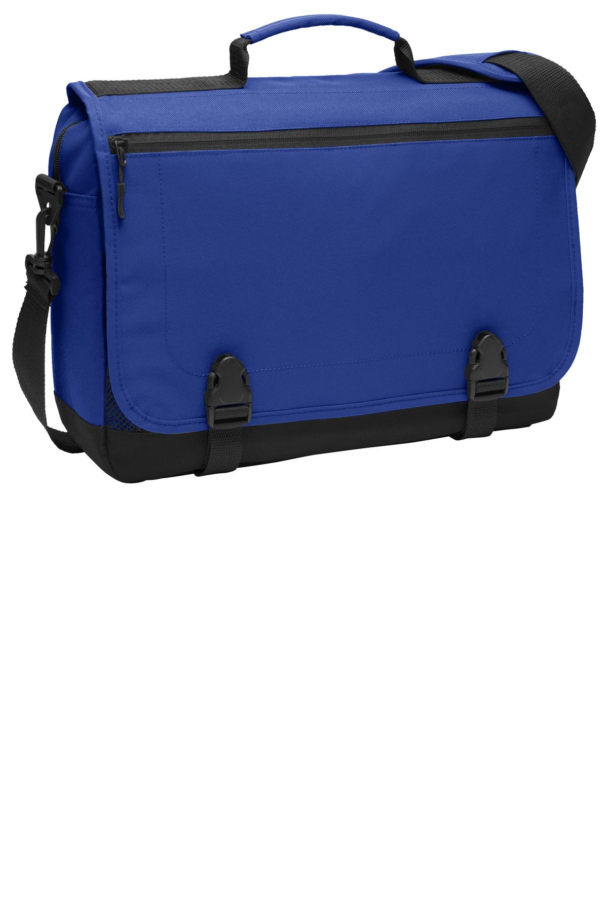 Custom Embroidery or DTF Print - Port Authority ® Messenger Briefcase. BG304