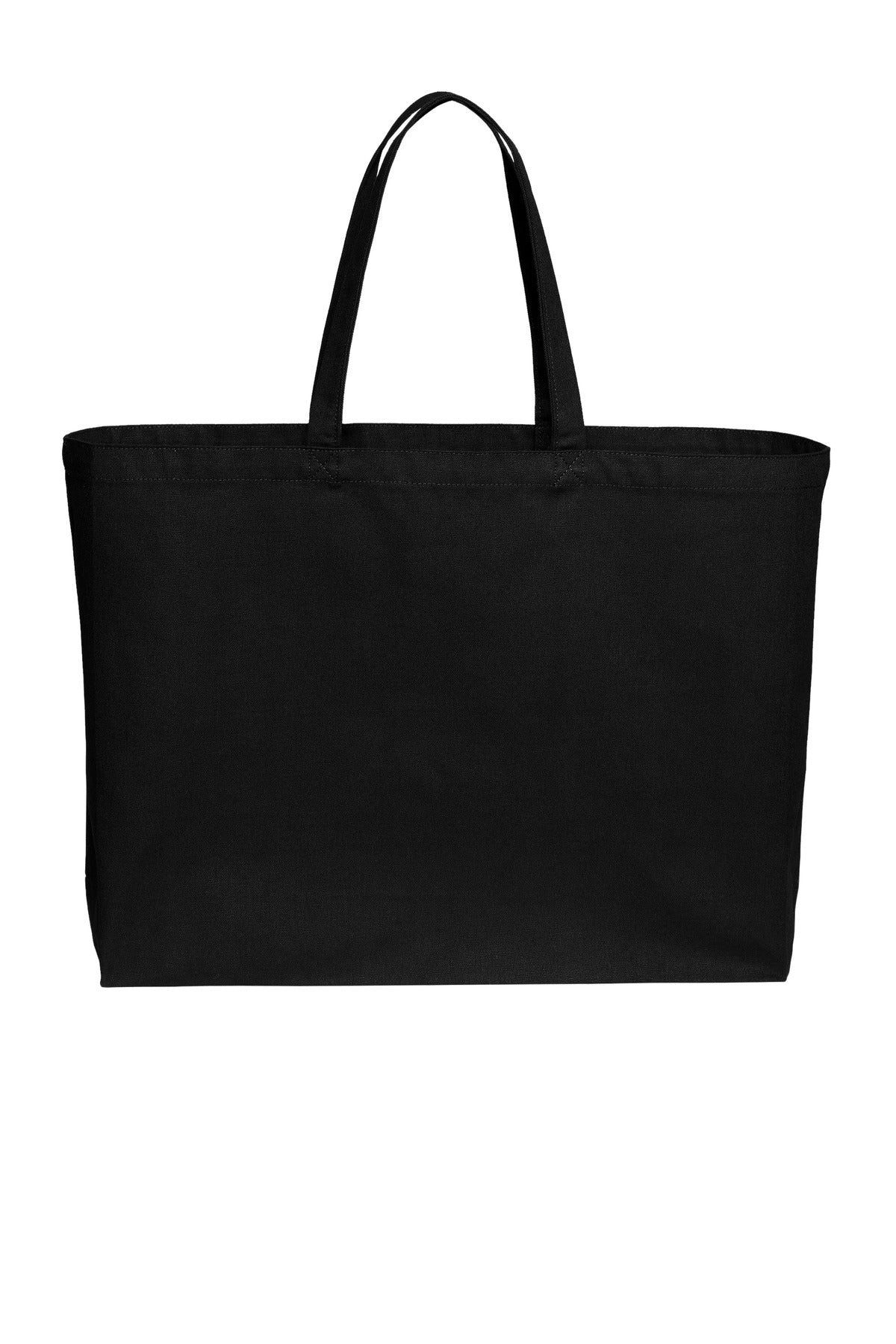 Custom Embroidery or DTF Print - Port Authority ® Cotton Canvas Jumbo Tote BG427