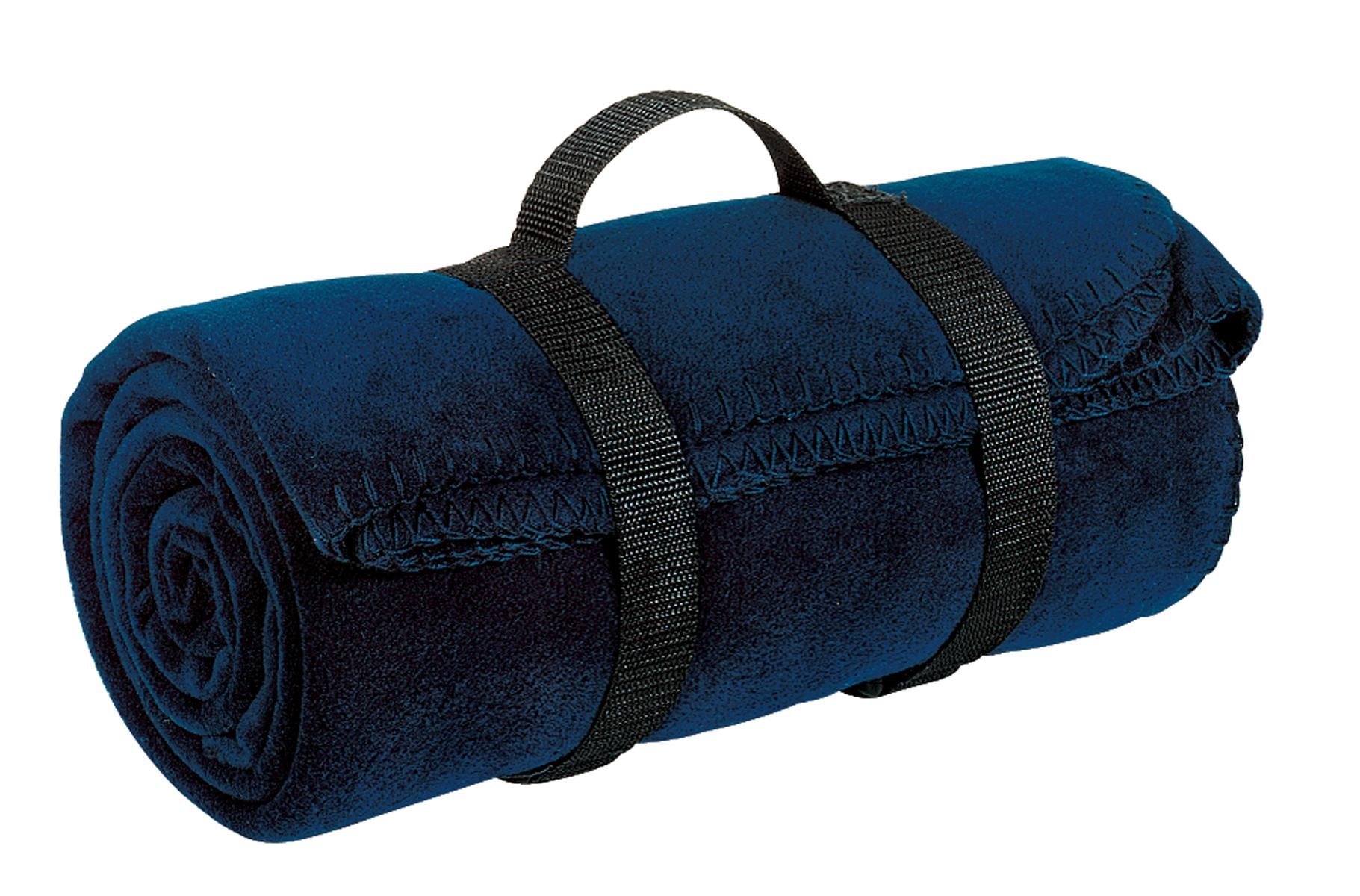 Custom Embroidery or DTF Print - Port Authority ® - Value Fleece Blanket with Strap. BP10