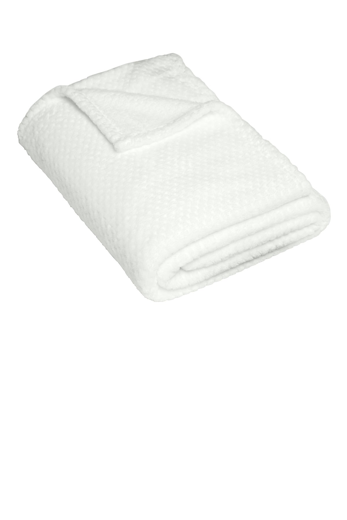 Custom Embroidery or DTF Print - Port Authority ® Plush Texture Blanket. BP35