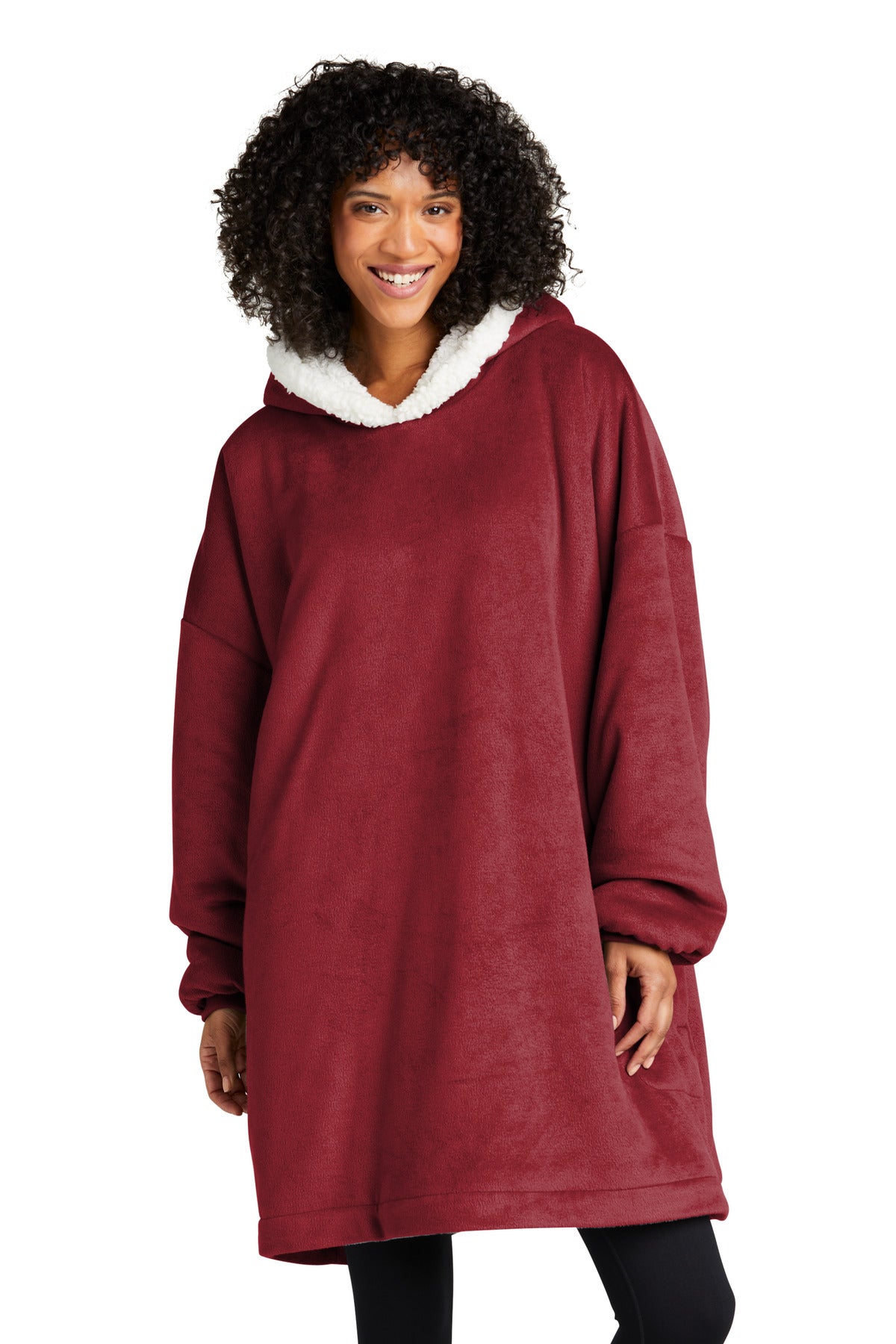 Custom Embroidery or DTF Print - Port Authority ® Mountain Lodge Wearable Blanket BP41