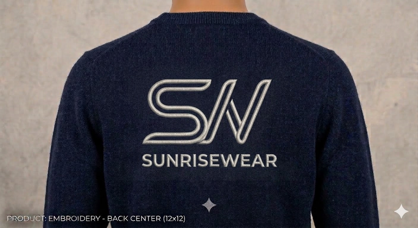 Back Center - 10in x 10in Embroidery