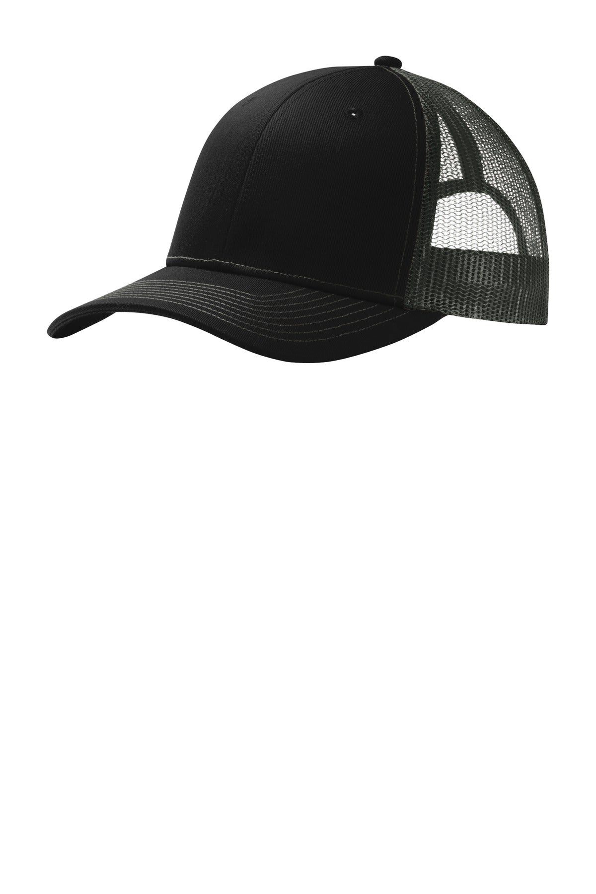 Custom Embroidered - Port Authority ®  Snapback Trucker Cap. C112