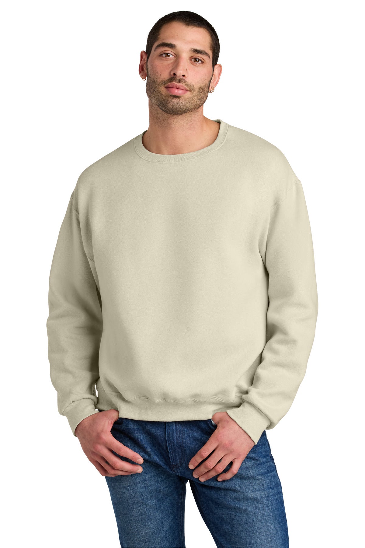 Custom Embroidery or DTF Print - Jerzees Rugged ™ Unisex Crewneck Sweatshirt C12M