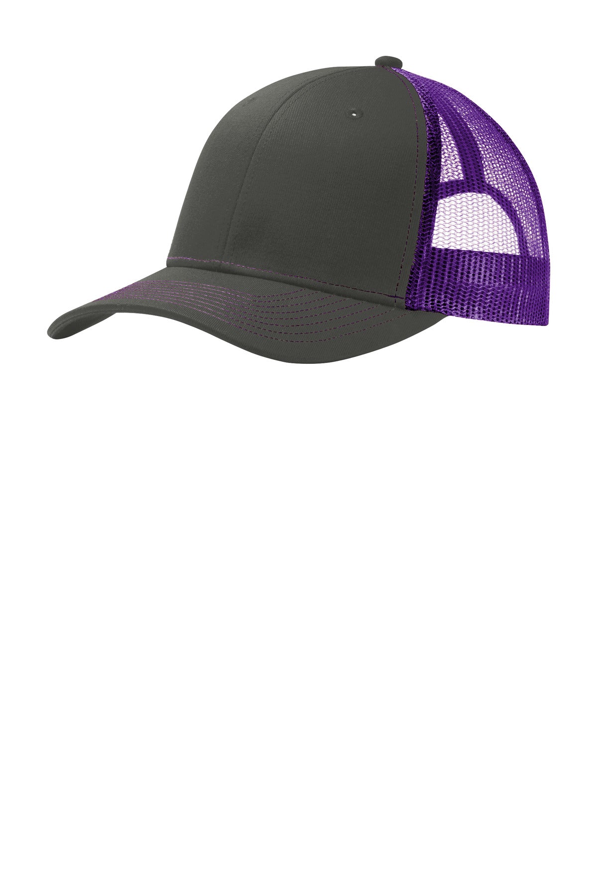 Custom Embroidery or DTF Print - Port Authority ® Snapback Trucker Cap. C402