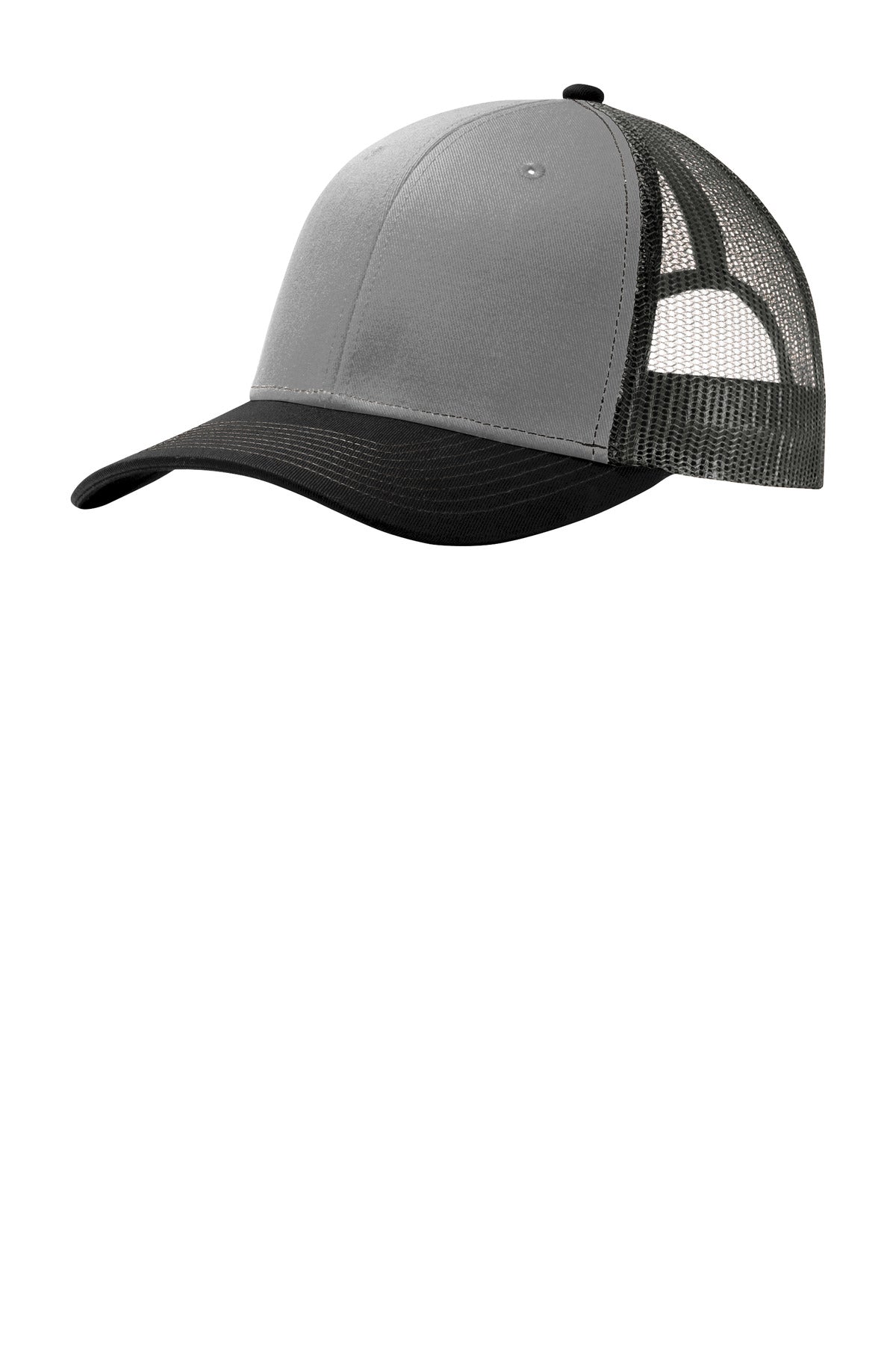 Custom Embroidery or DTF Print - Port Authority ® Snapback Trucker Cap. C402