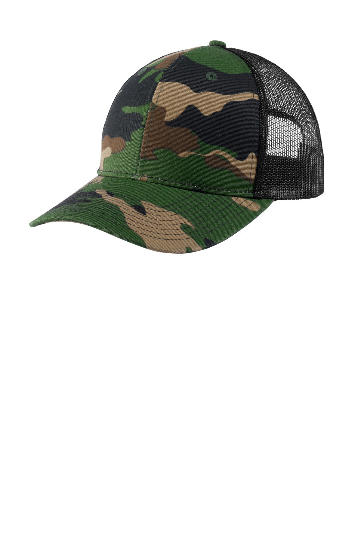 Custom Embroidery or DTF Print - Port Authority ® Snapback Trucker Cap. C402