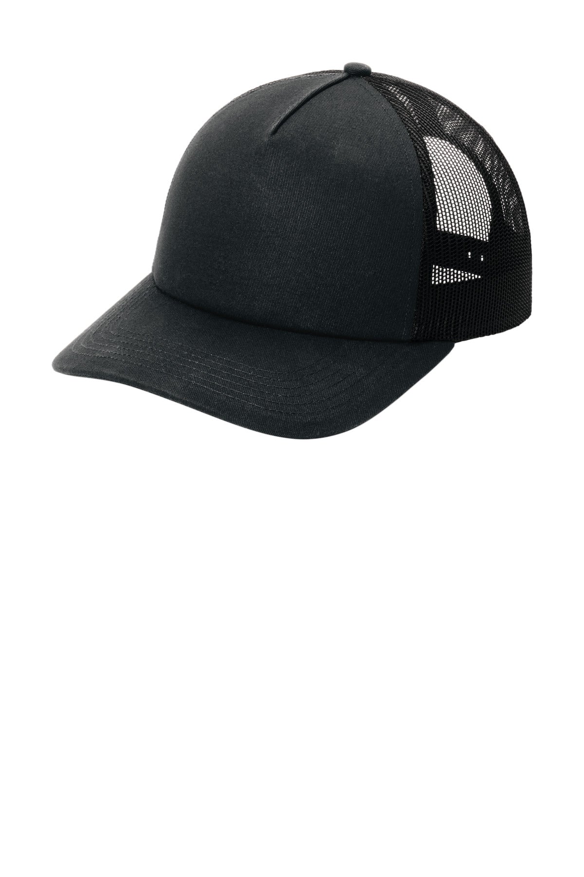 Custom Embroidery or DTF Print - Port Authority ® Low-Profile Snapback 5-Panel Trucker Cap C405LP