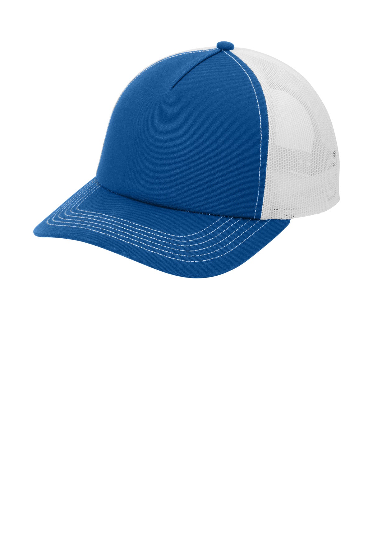Custom Embroidery or DTF Print - Port Authority ® Low-Profile Snapback 5-Panel Trucker Cap C405LP