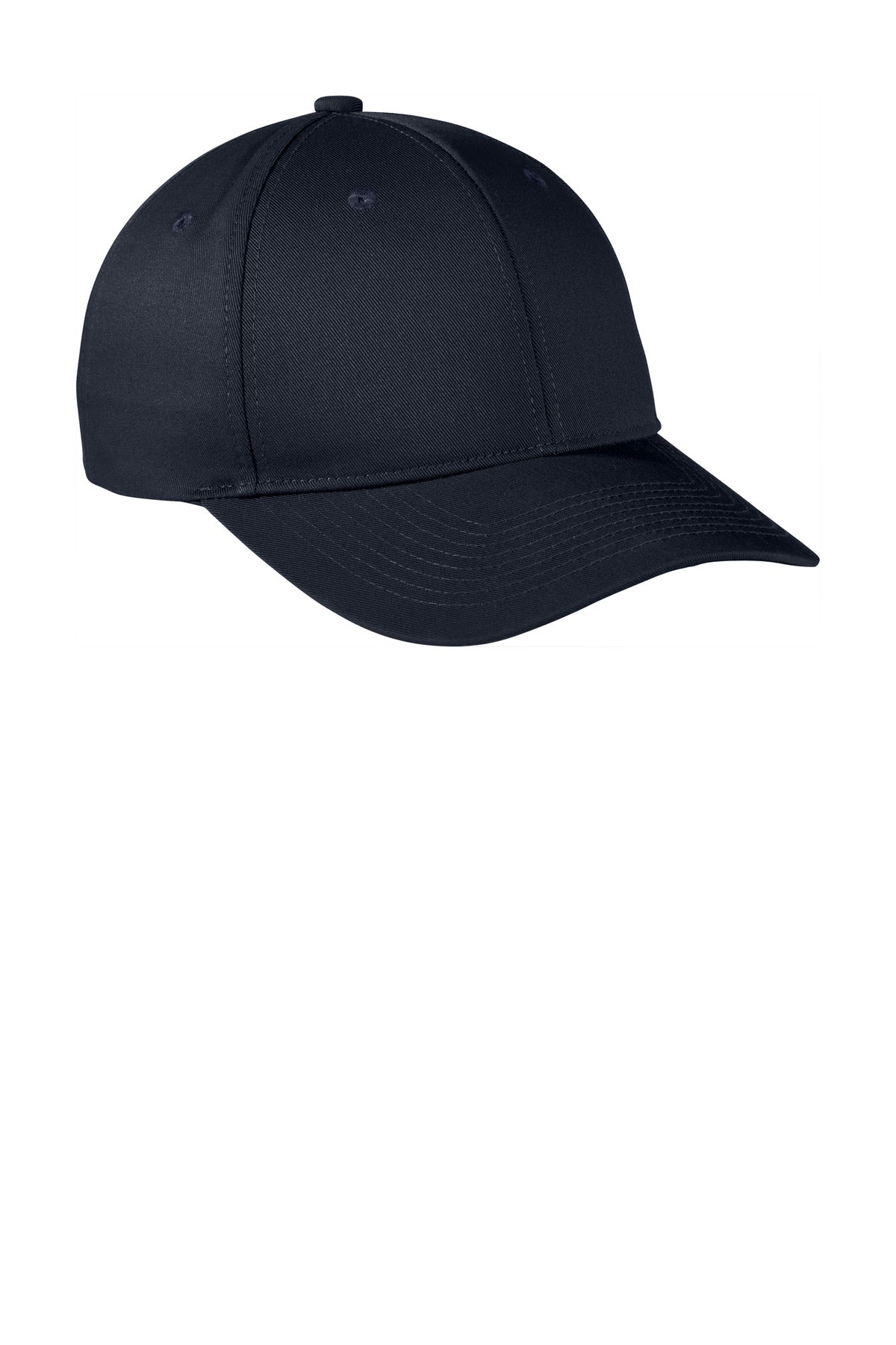 Custom Embroidery or DTF Print - Port Authority ® Snapback Fine Twill Cap C801