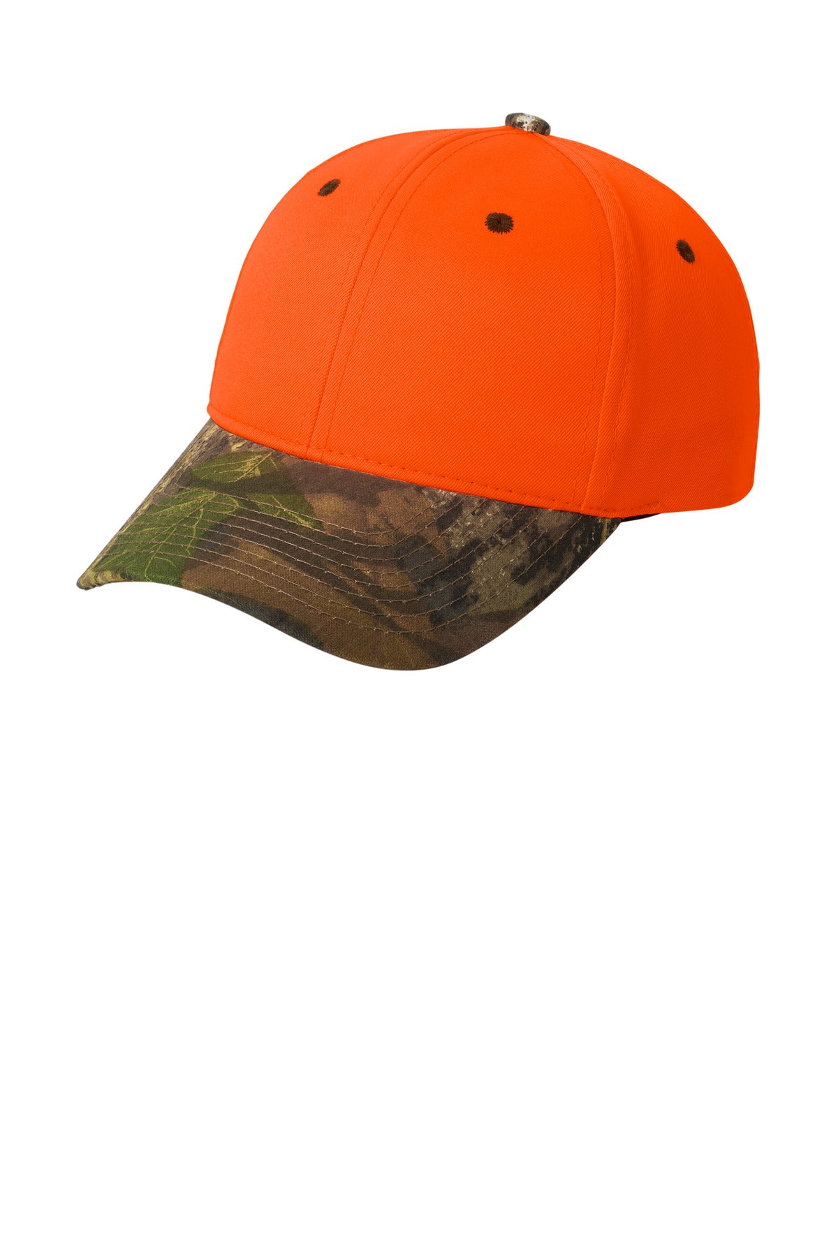Custom Embroidery or DTF Print - Port Authority ® Enhanced Visibility Cap with Camo Brim. C804