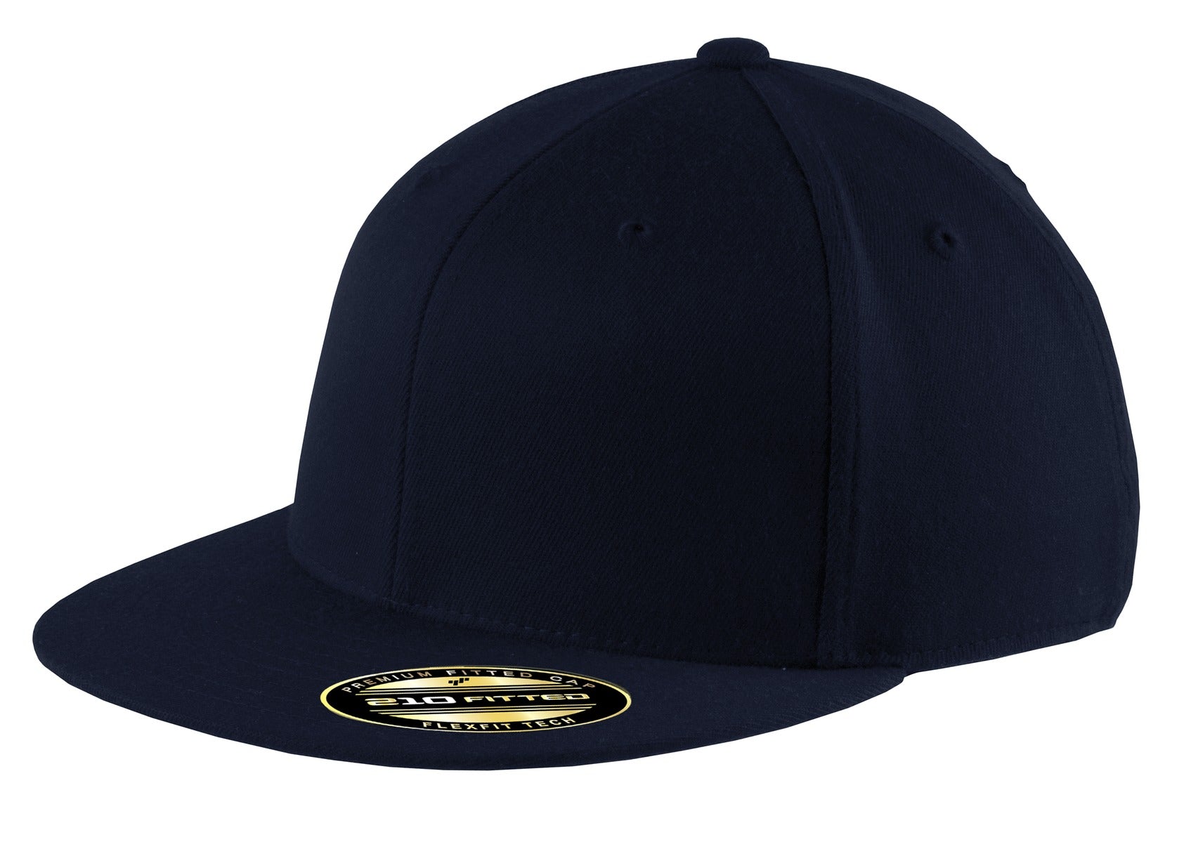 Custom Embroidered - Port Authority® Flexfit 210® Flat Bill Cap. C808