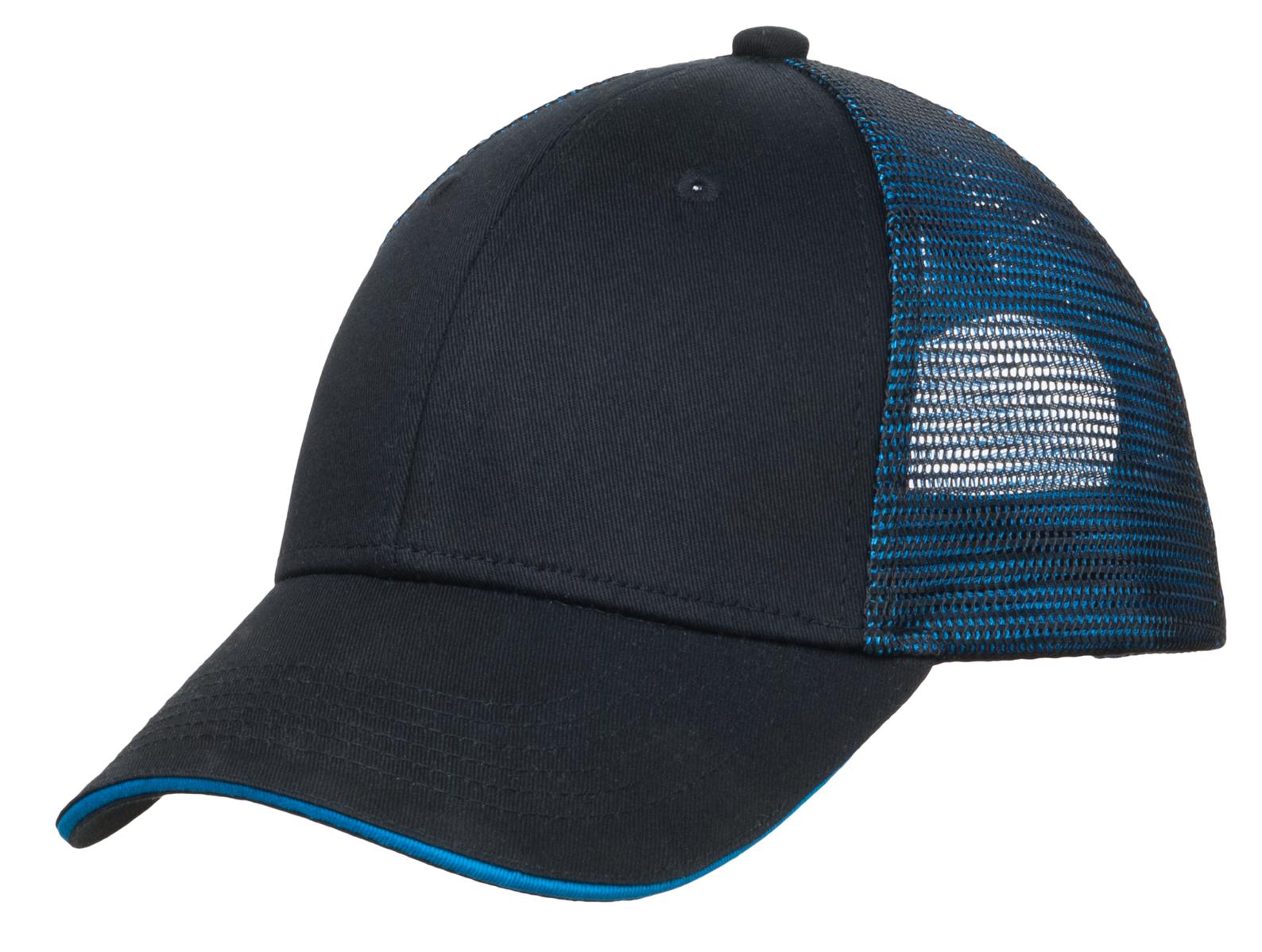 Custom Embroidery or DTF Print - Port Authority ® Double Mesh Snapback Sandwich Bill Cap. C818