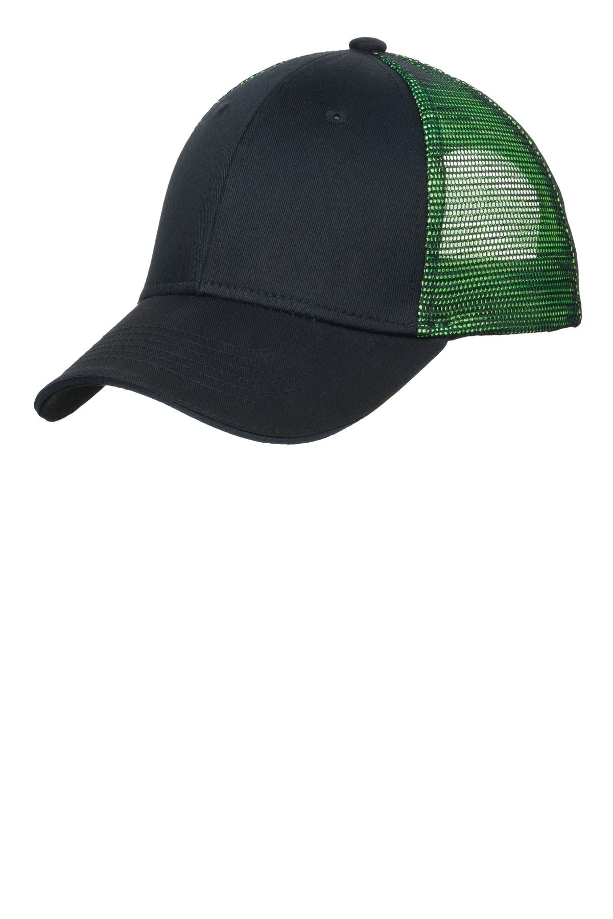 Custom Embroidery or DTF Print - Port Authority ® Double Mesh Snapback Sandwich Bill Cap. C818