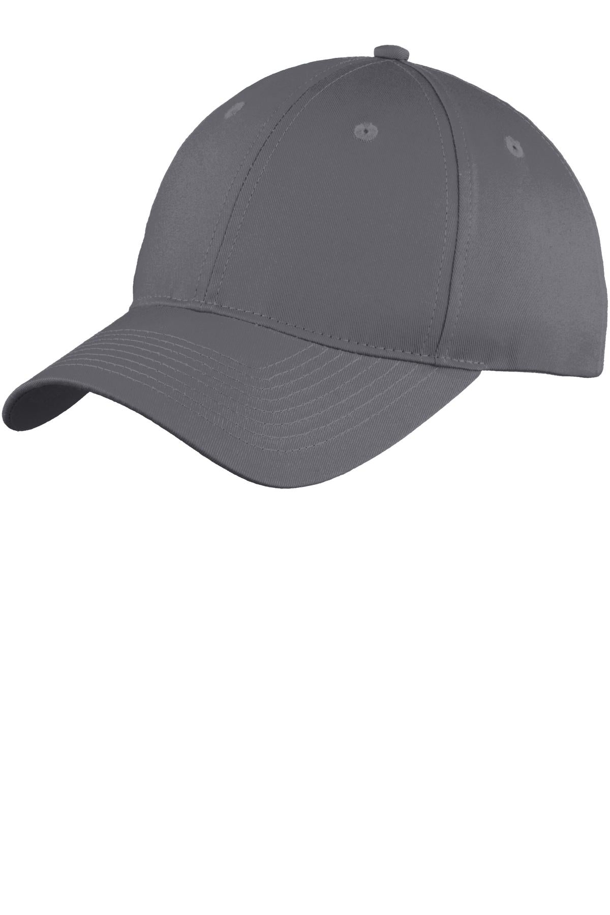 Custom Embroidery or DTF Print - Port Authority ® Youth Six-Panel Unstructured Twill Cap. YC914