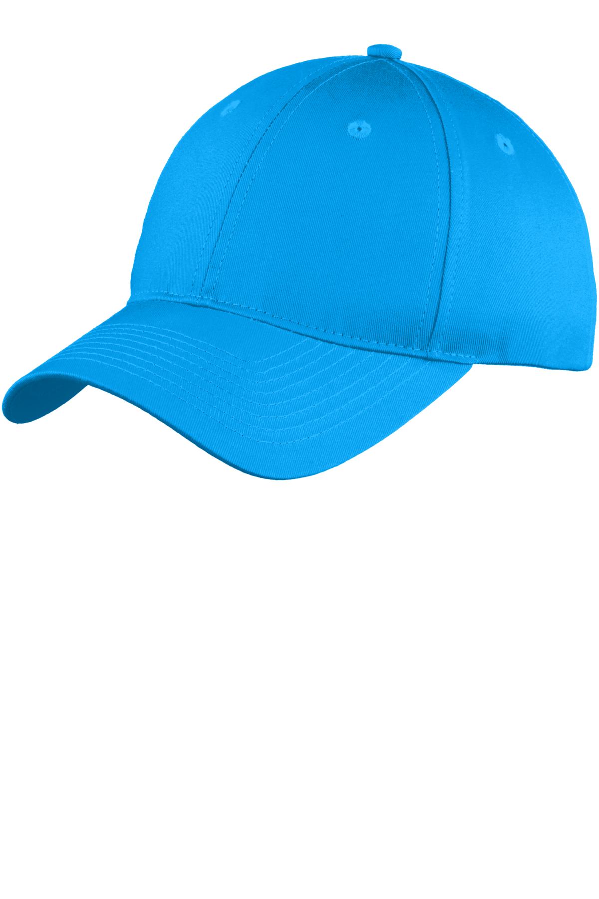 Custom Embroidery or DTF Print - Port Authority ® Youth Six-Panel Unstructured Twill Cap. YC914