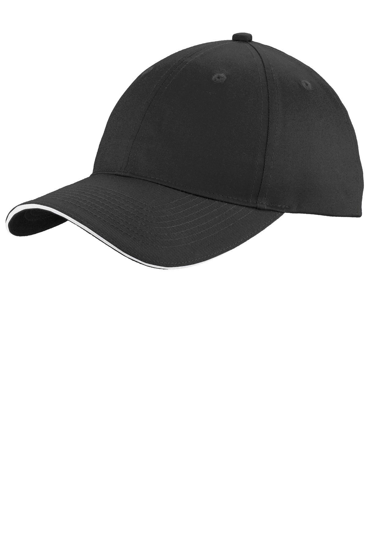 Custom Embroidered - Port & Co ™ Unstructured Sandwich Bill Cap. C919