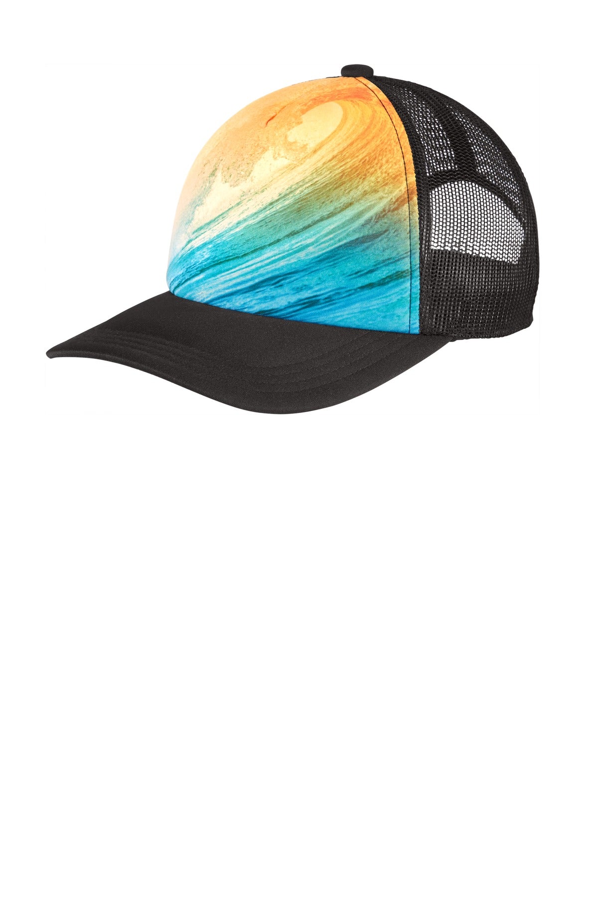Custom Embroidery or DTF Print - Port Authority ® Photo Real Snapback Trucker Cap C950