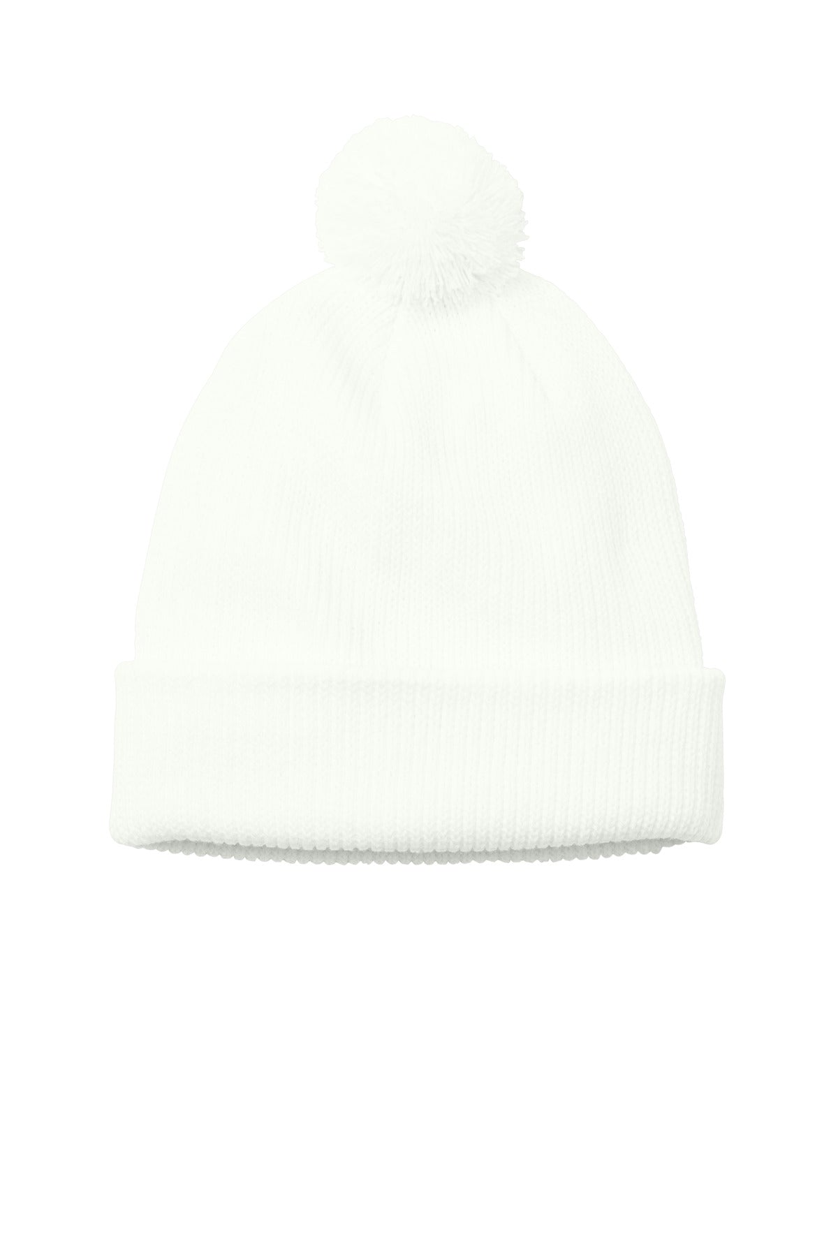 Custom Embroidery or DTF Print - Port Authority ® Cozy Pom Beanie C978