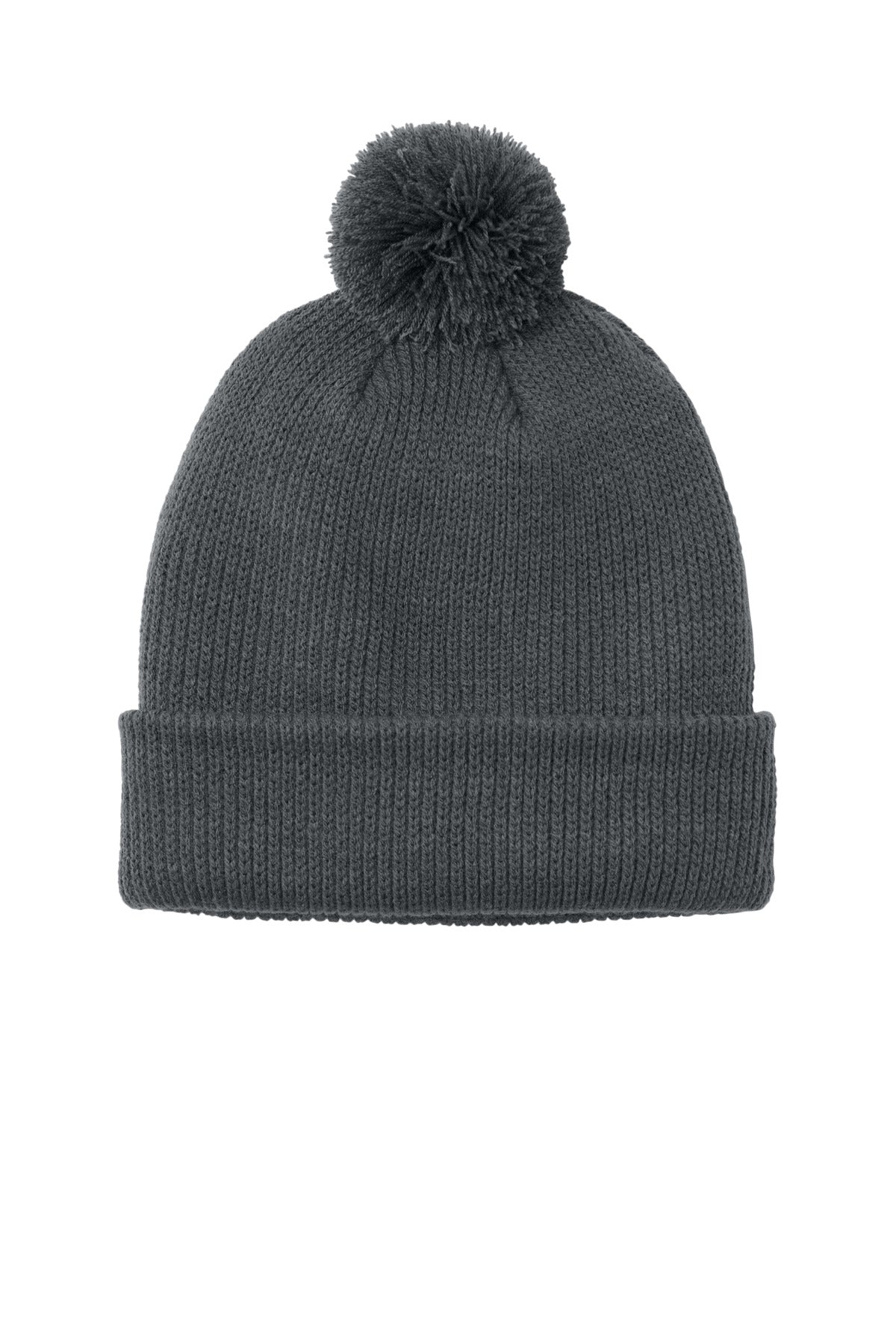 Custom Embroidery or DTF Print - Port Authority ® Cozy Pom Beanie C978