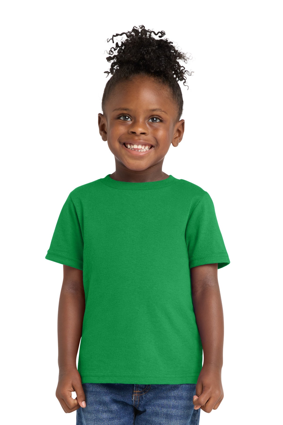 Custom Embroidery or DTF Print - Port & Co ® Toddler Core Cotton Tee. CAR54T