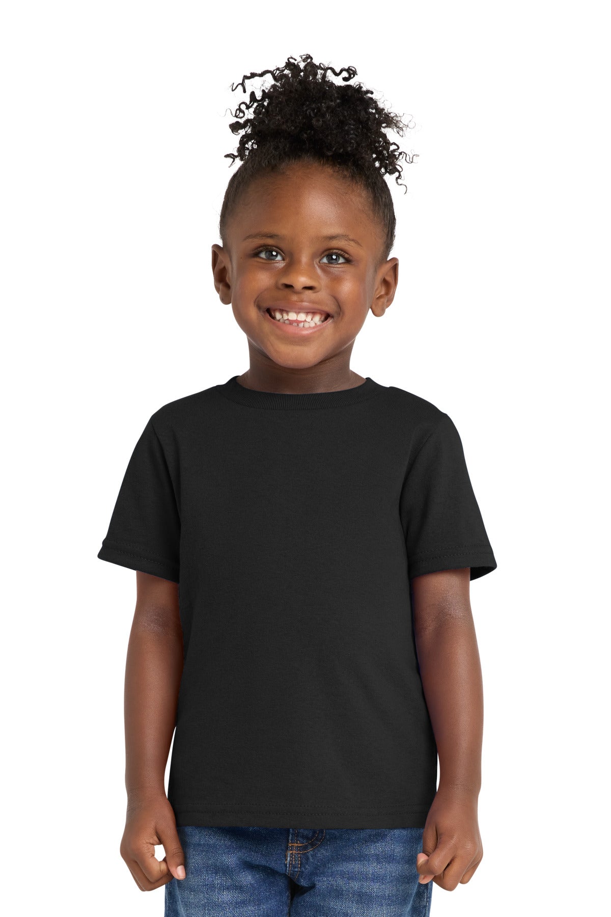 Custom Embroidery or DTF Print - Port & Co ® Toddler Core Cotton Tee. CAR54T