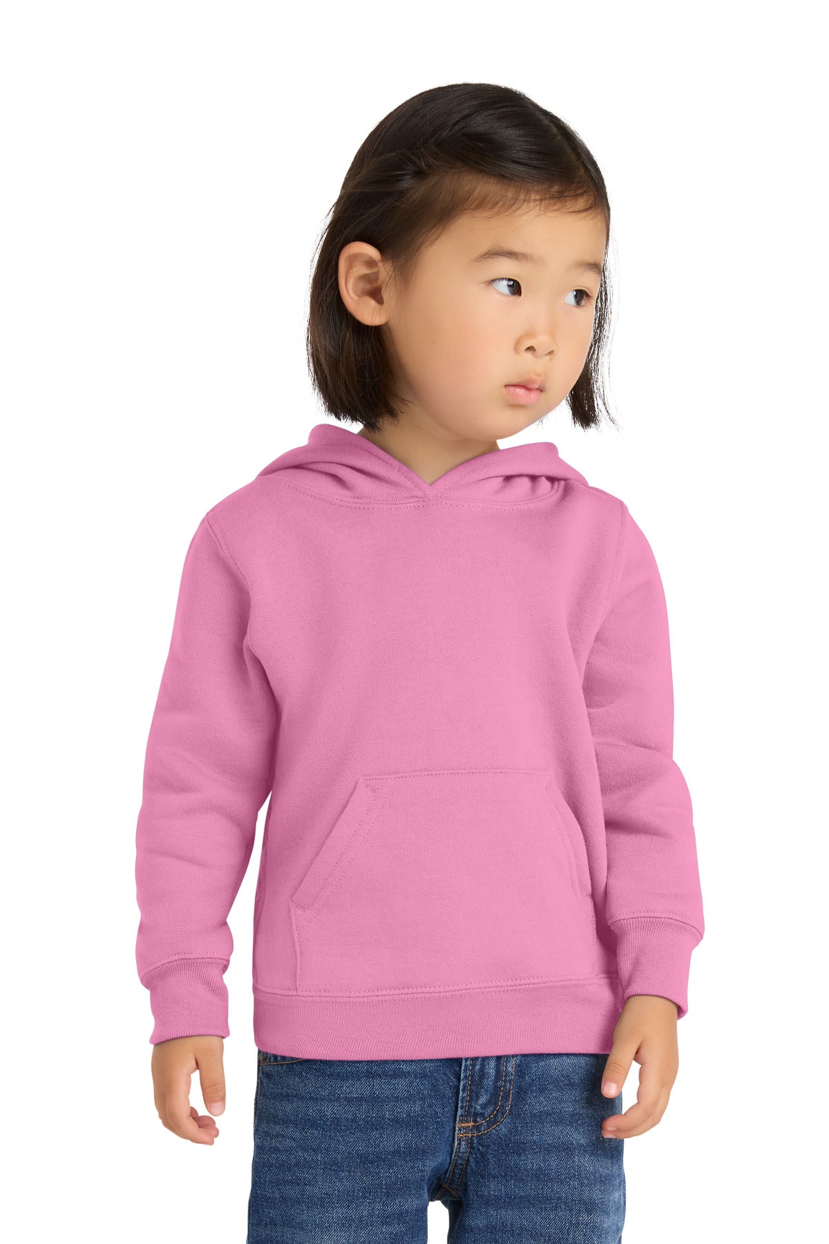 Custom Embroidery or DTF Print - Port & Co ® Toddler Core Fleece Pullover Hooded Sweatshirt. CAR78TH