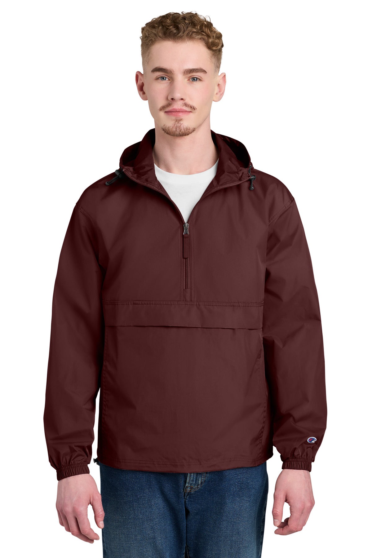 Custom Embroidery or DTF Print - Champion ® Packable Anorak Jacket CO200