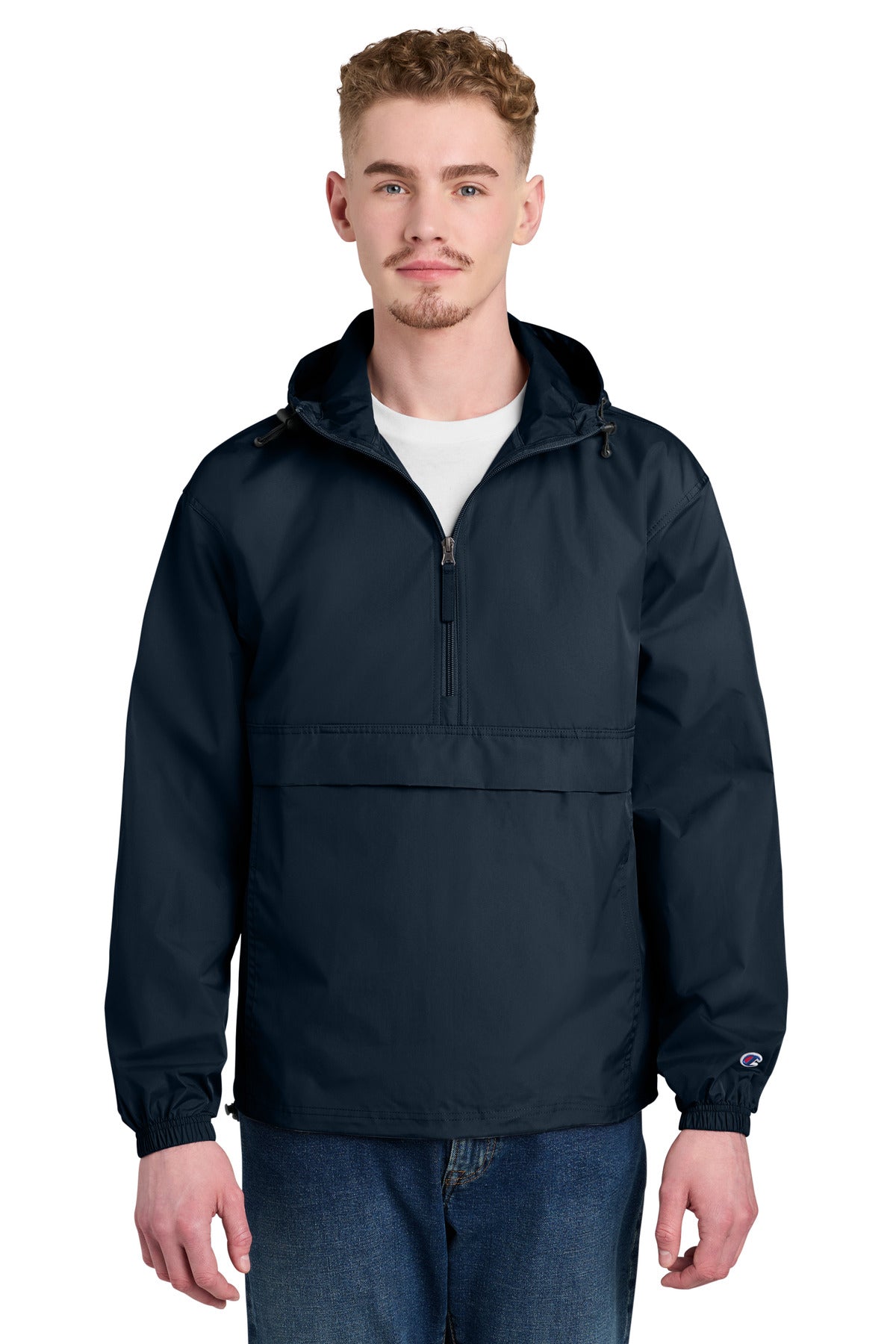 Custom Embroidery or DTF Print - Champion ® Packable Anorak Jacket CO200