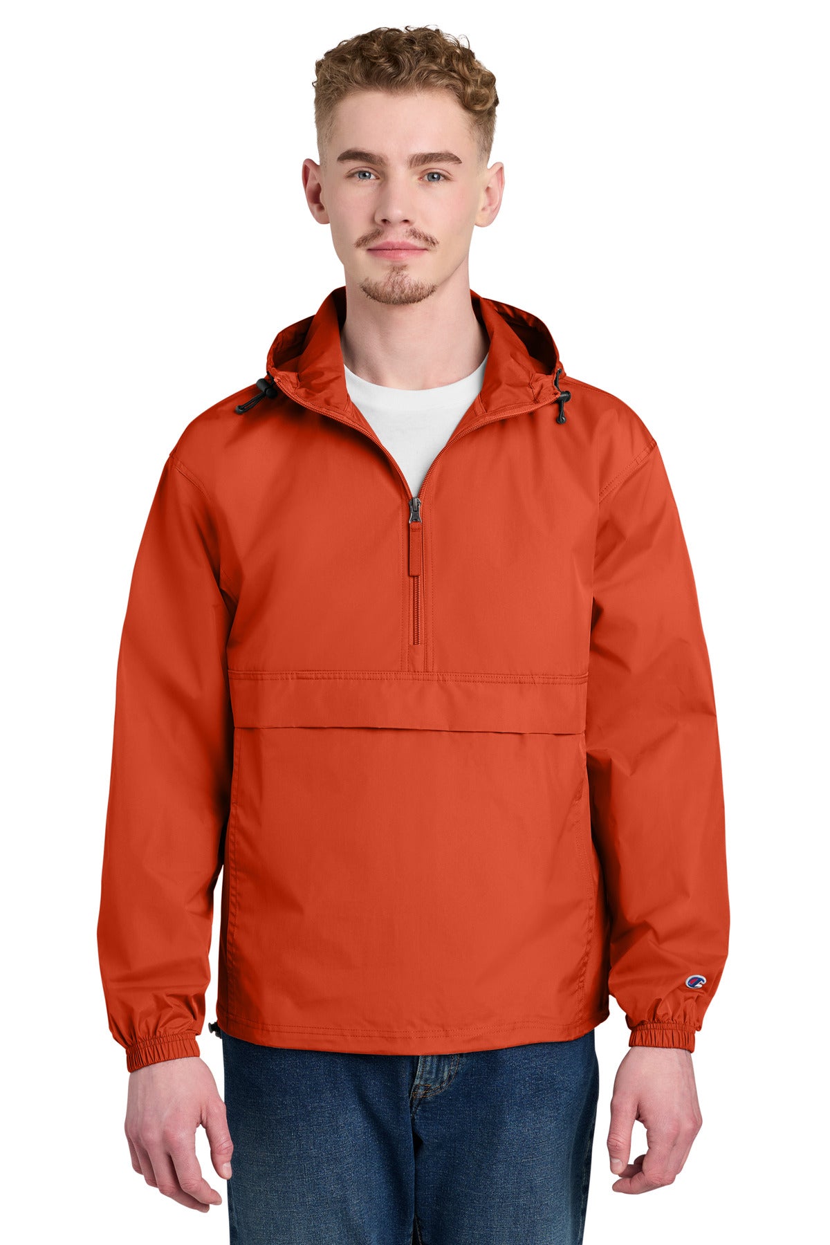 Custom Embroidery or DTF Print - Champion ® Packable Anorak Jacket CO200