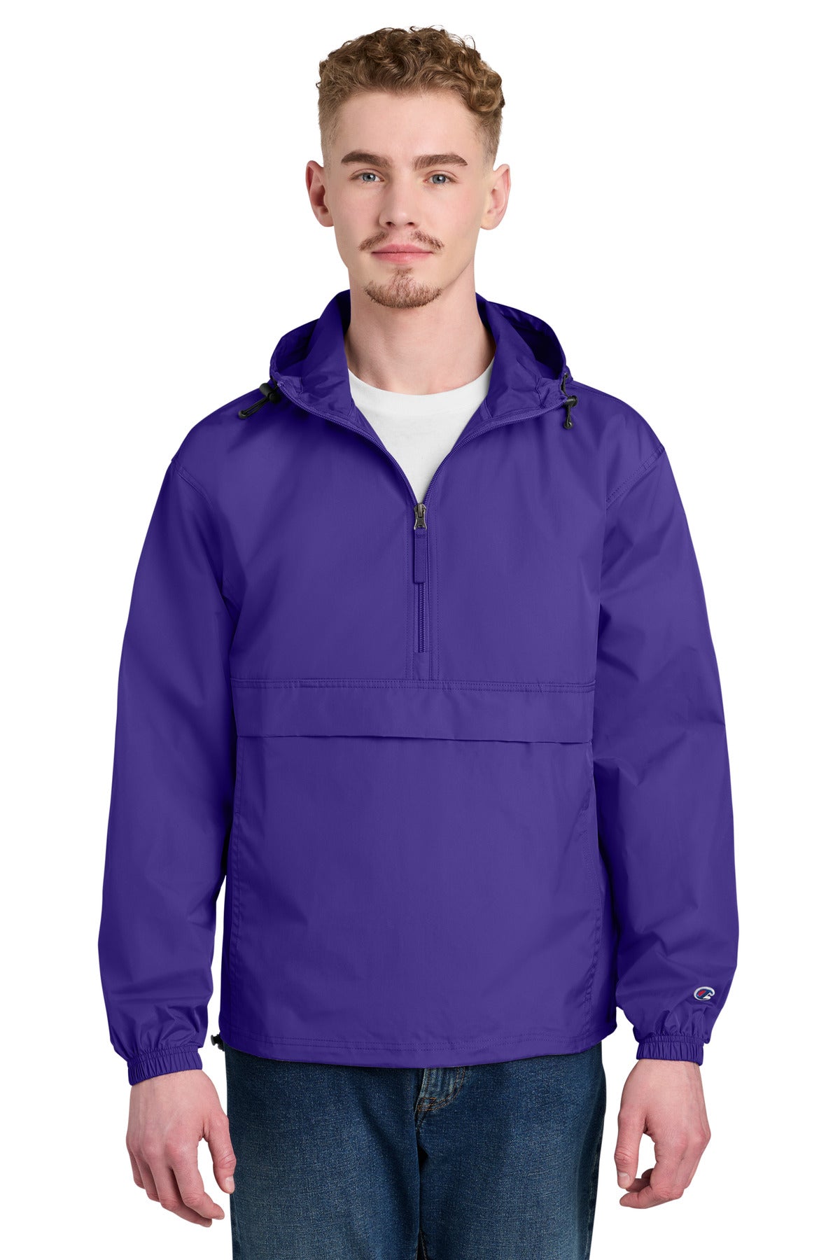 Custom Embroidery or DTF Print - Champion ® Packable Anorak Jacket CO200