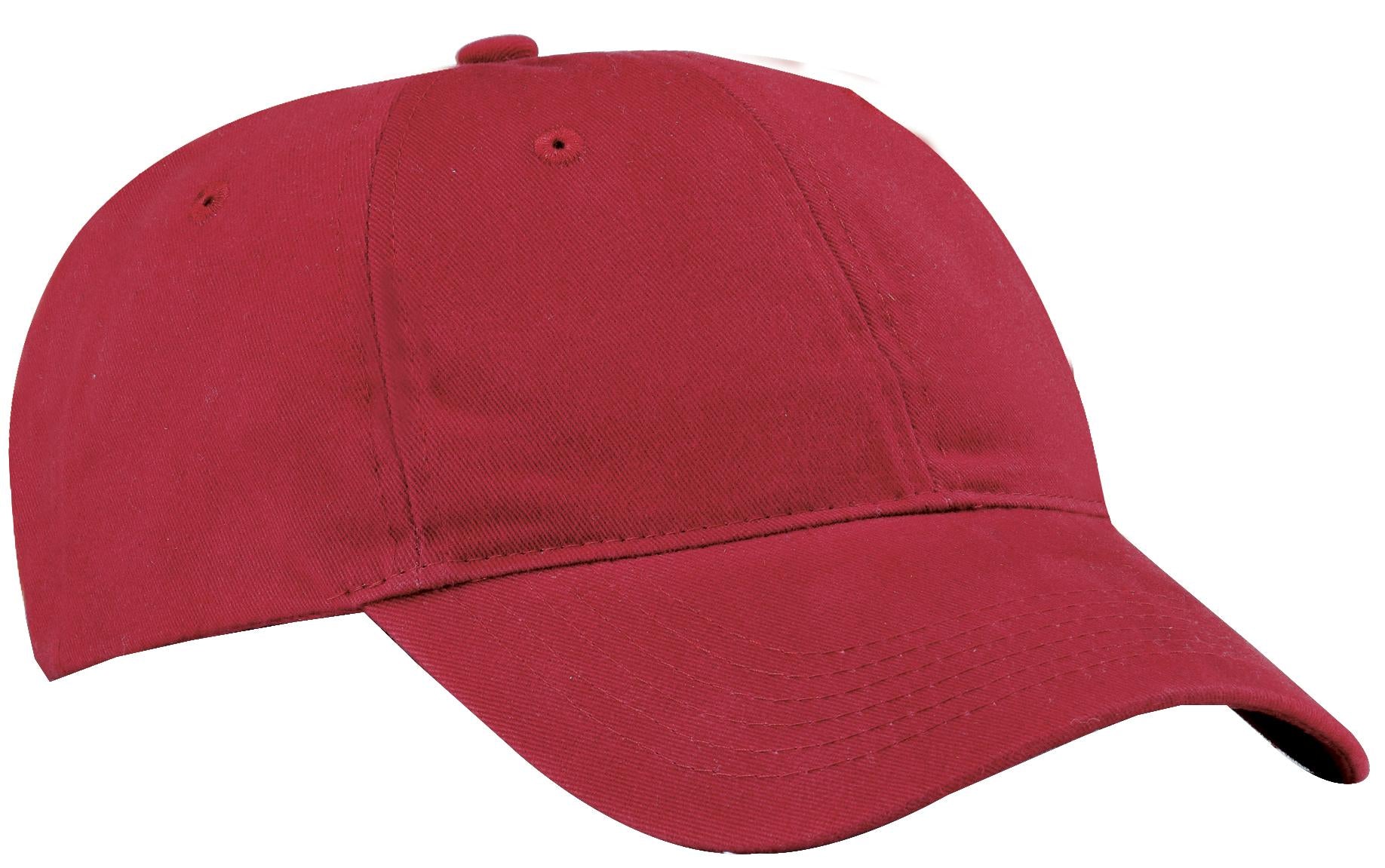 Custom Embroidered - Port & Co ™ Brushed Twill Low Profile Cap. CP77