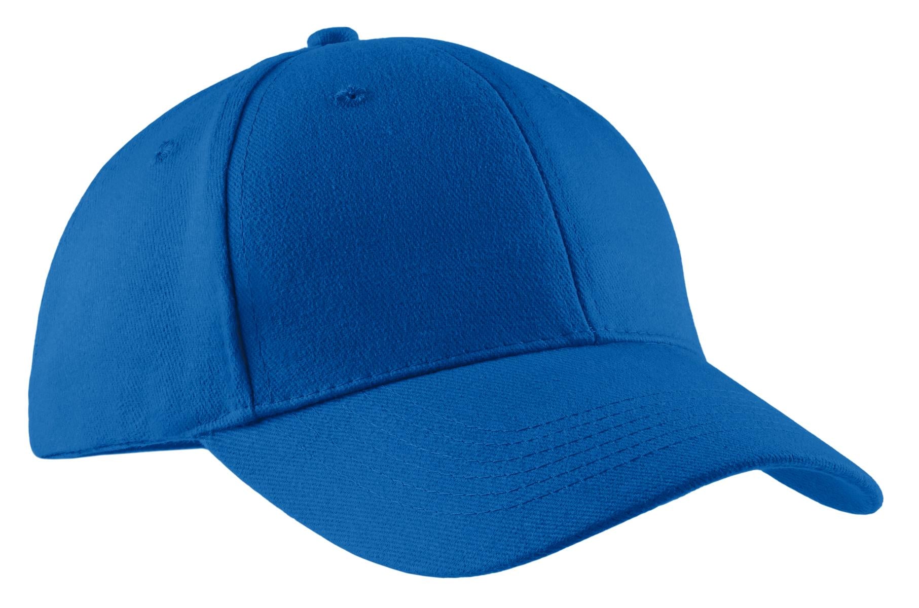 Custom Embroidery or DTF Print - Port Authority ® Brushed Twill Cap. CP82