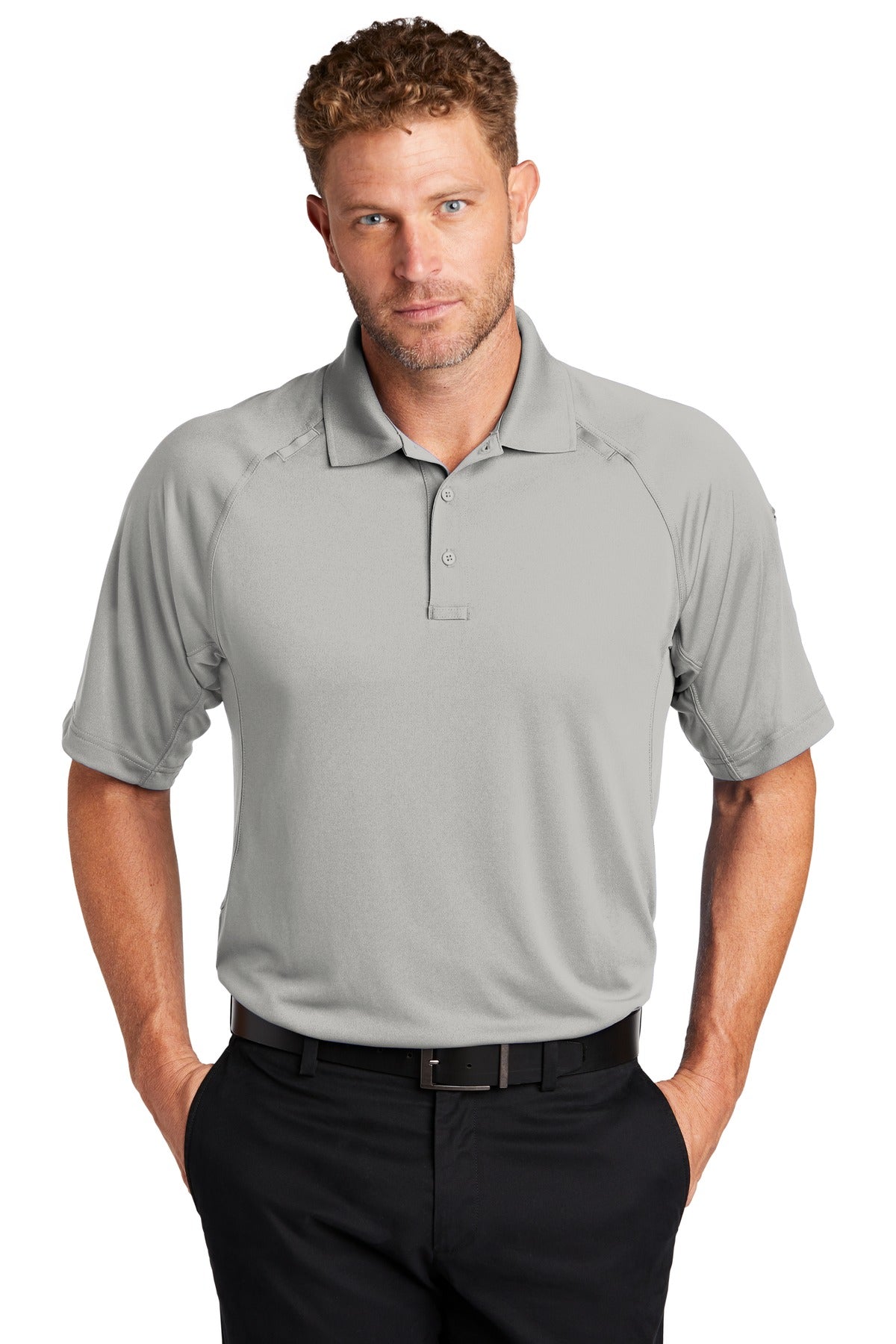 Custom Embroidery or DTF Print - CornerStone 4; Select Lightweight Snag-Proof Tactical Polo. CS420