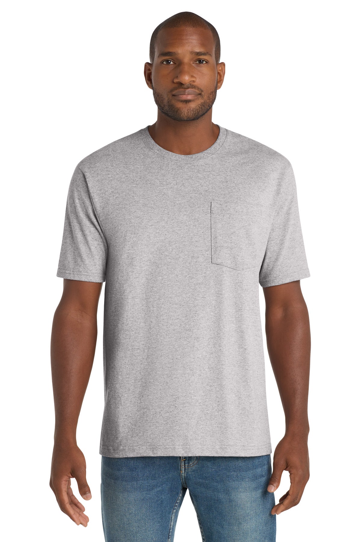 Custom Embroidery or DTF Print - CornerStone ® Workwear Pocket Tee CS430