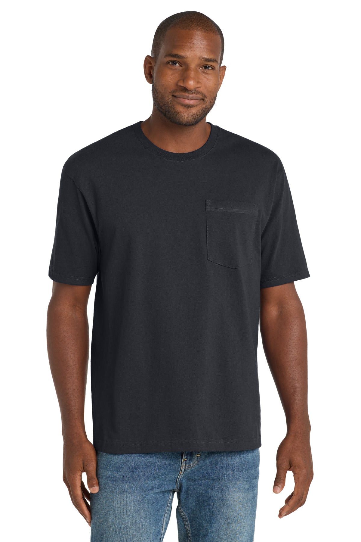 Custom Embroidery or DTF Print - CornerStone ® Workwear Pocket Tee CS430