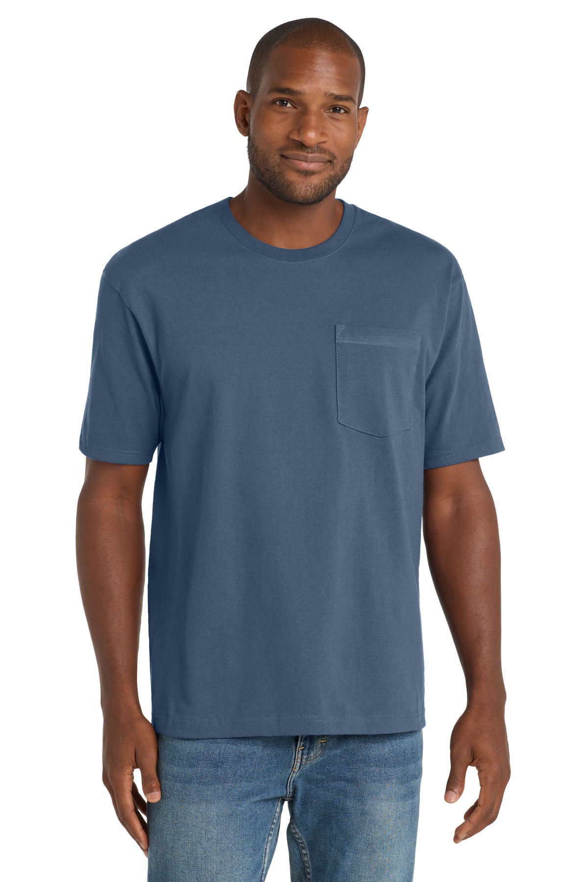 Custom Embroidery or DTF Print - CornerStone ® Workwear Pocket Tee CS430
