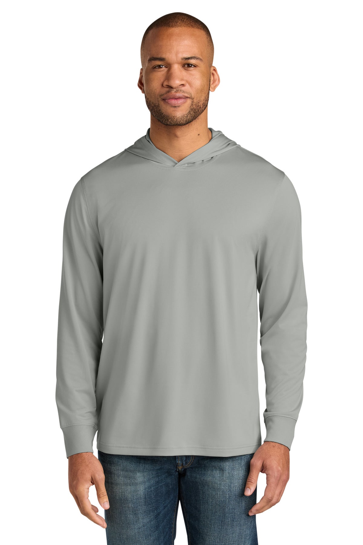Custom Embroidery or DTF Print - CornerStone ® Workwear Pro Long Sleeve Hooded Tee CS440LSH