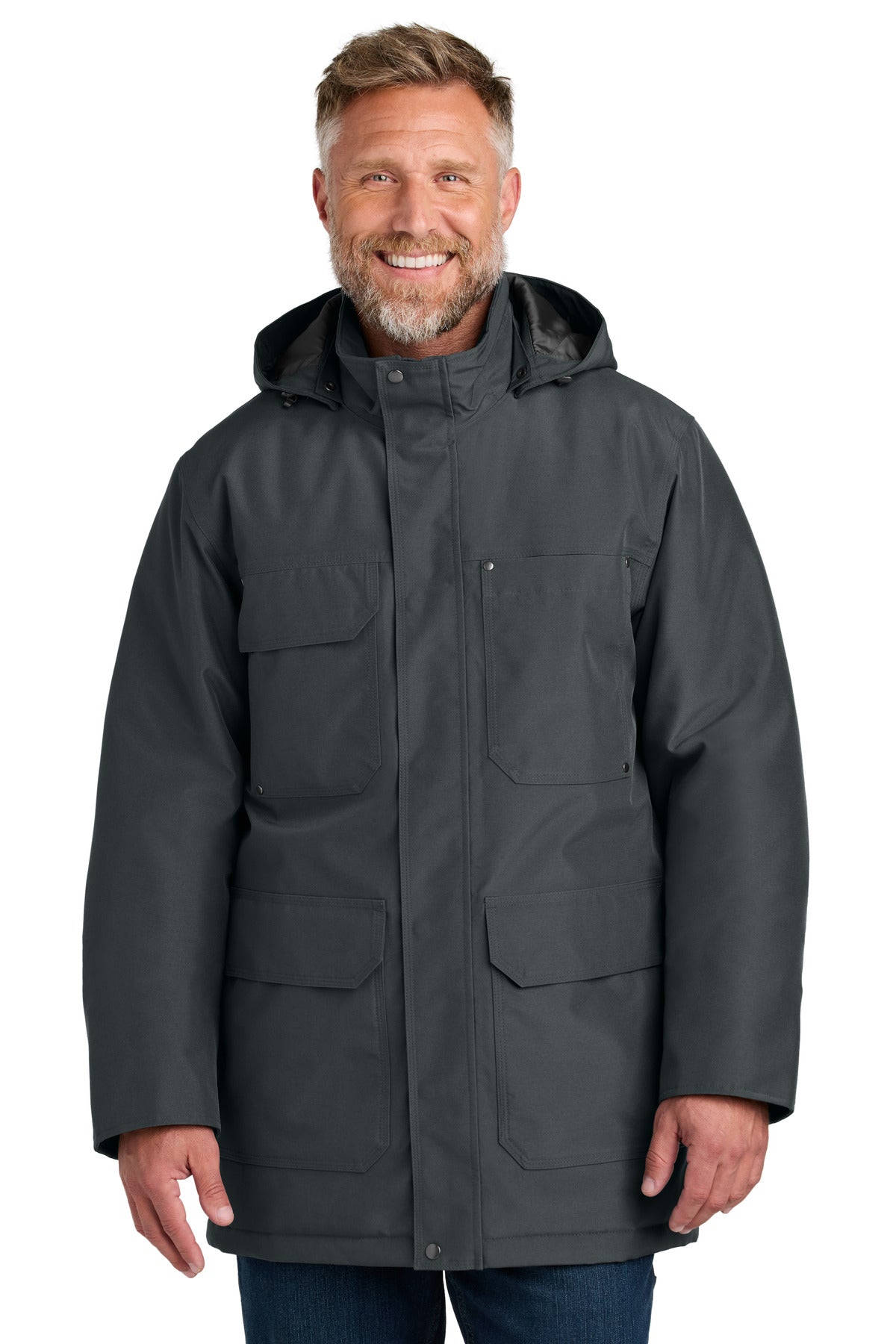 Custom Embroidery or DTF Print - CornerStone ® Elements Insulated Parka CSJ10