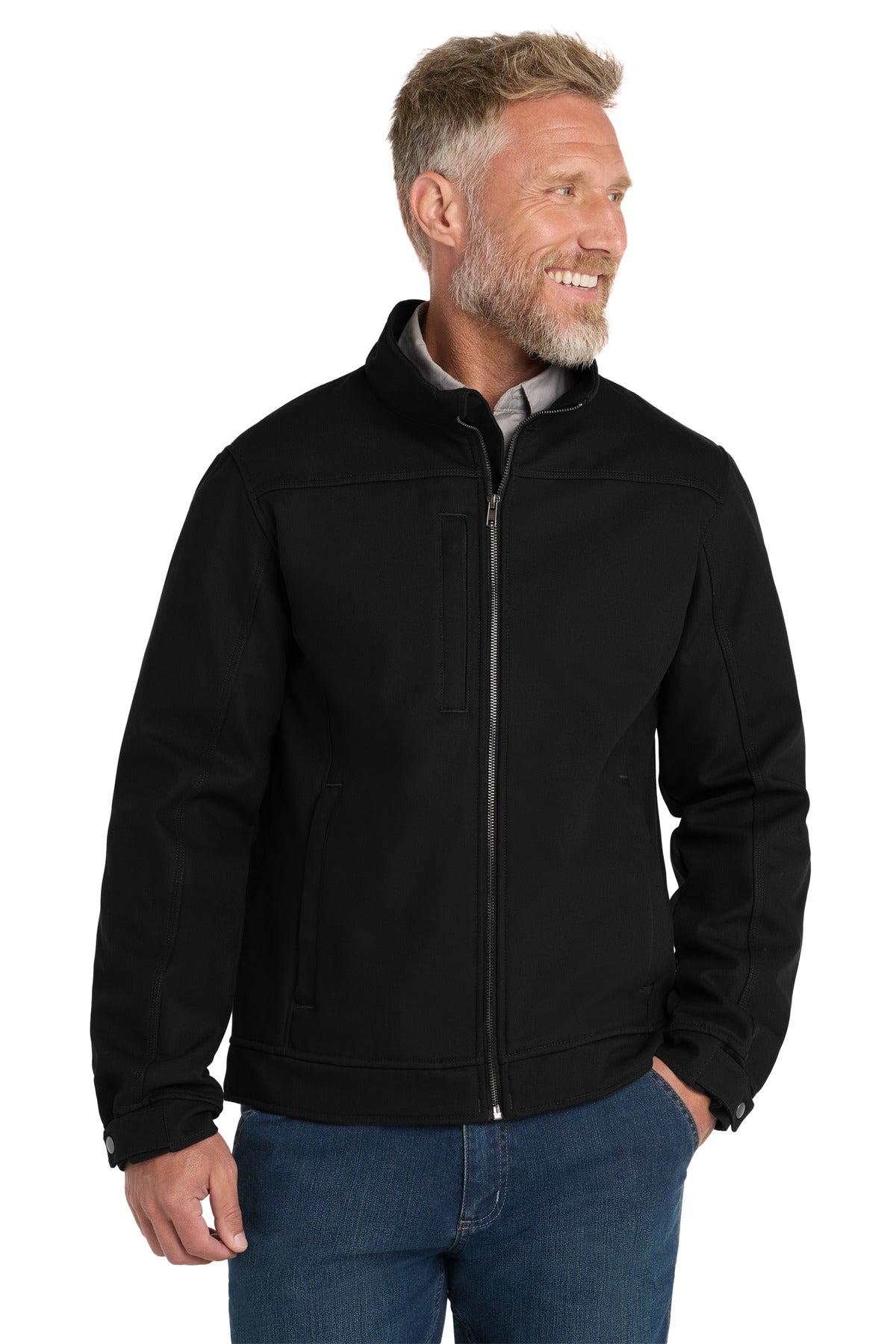 Custom Embroidery or DTF Print - CornerStone ® Duck Bonded Soft Shell Jacket CSJ60