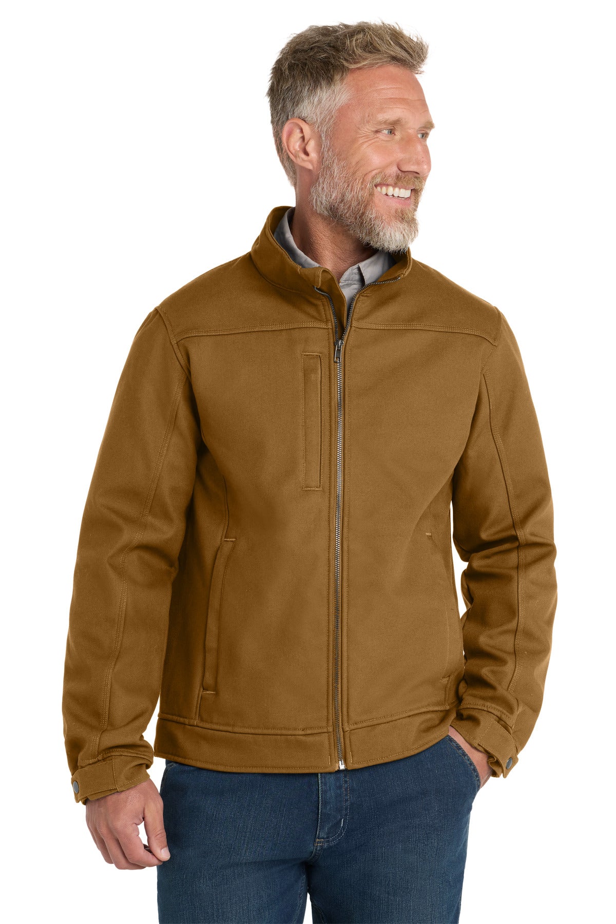 Custom Embroidery or DTF Print - CornerStone ® Duck Bonded Soft Shell Jacket CSJ60